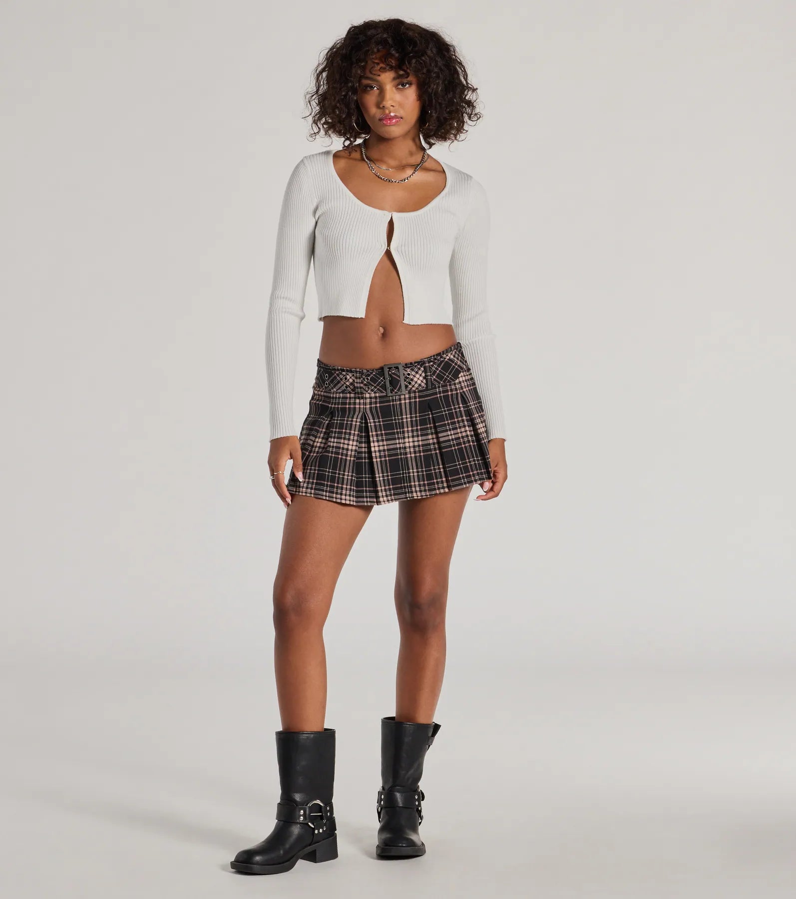 Ultimate Plaid Pleated Micro Skort - Preppy Style Essential