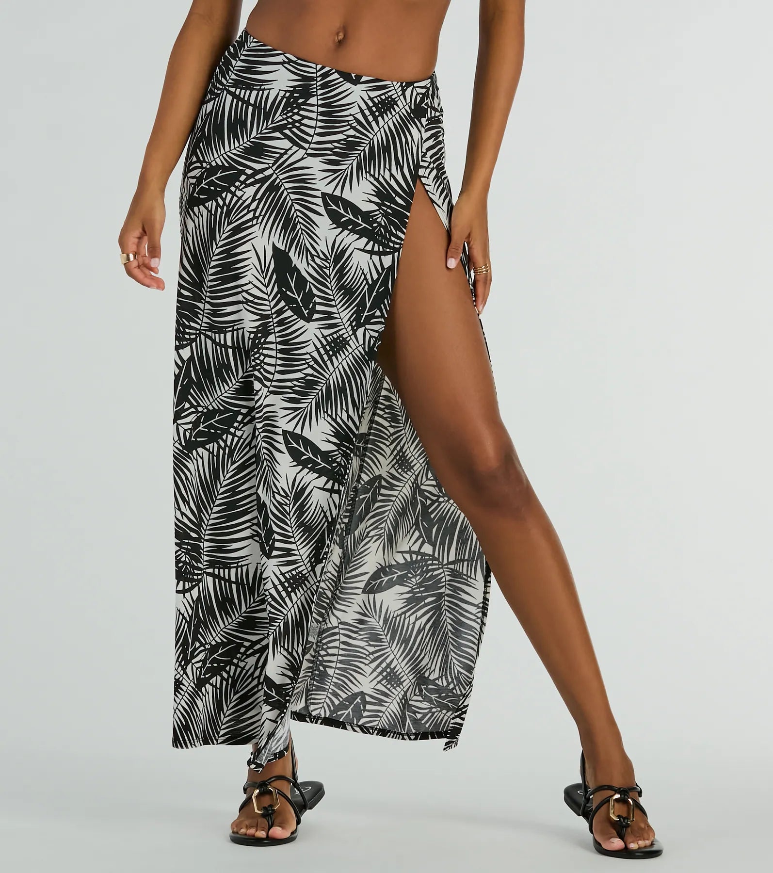 Ultimate Tropical Escape Wrap Maxi Skirt