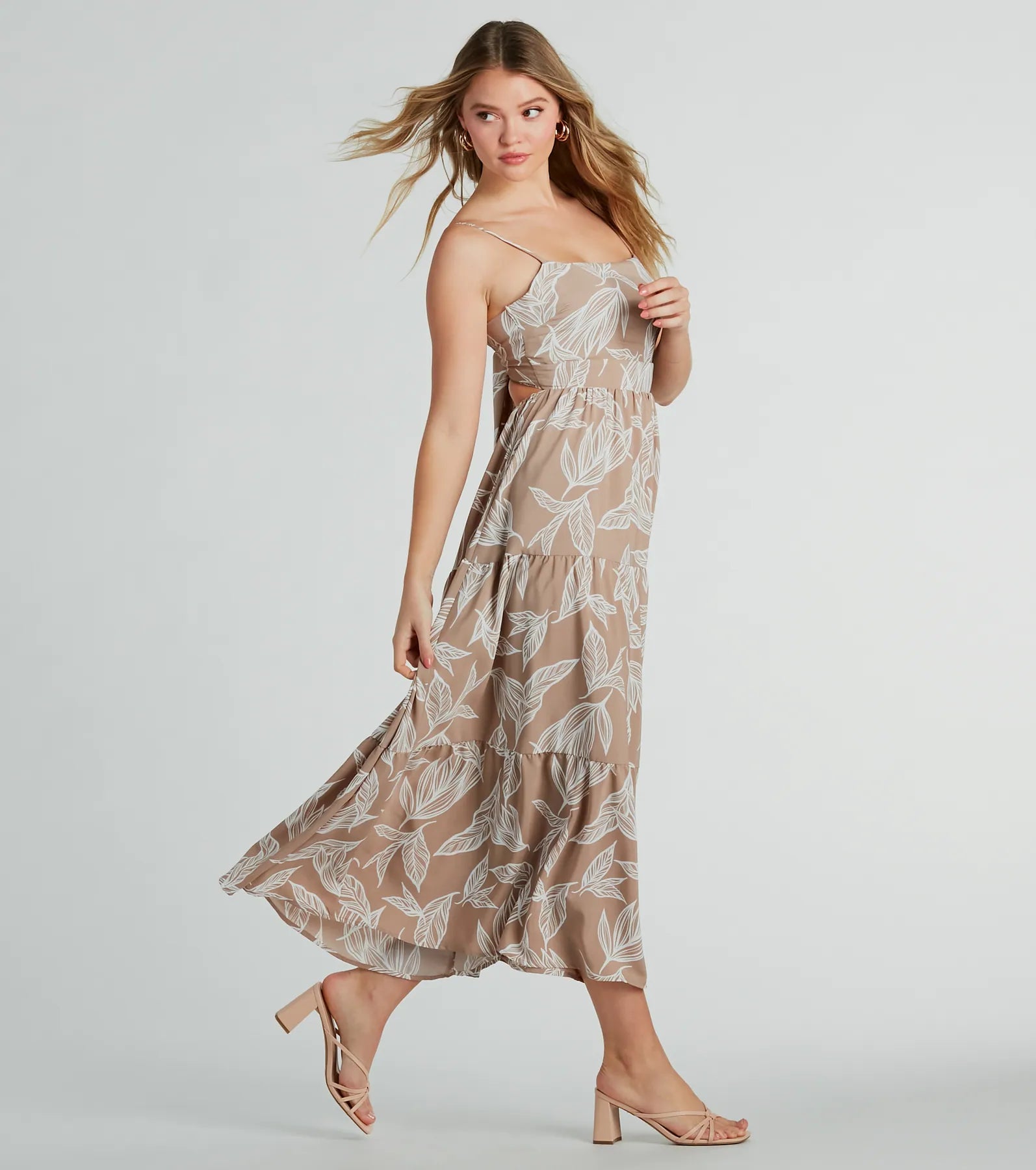 Ultimate Tropical Escape Flowy Maxi Dress