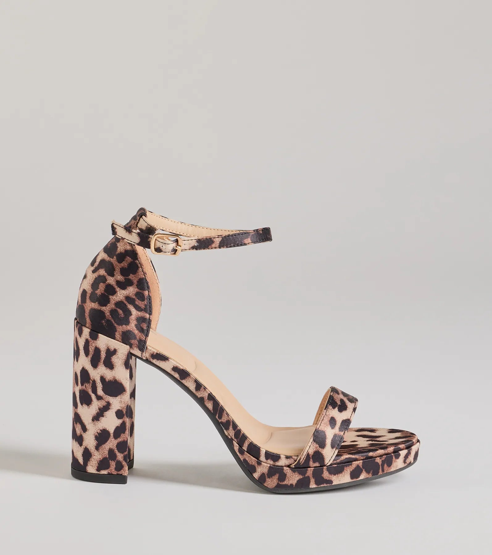 Ultimate Wild Glam Leopard Print Block Heels