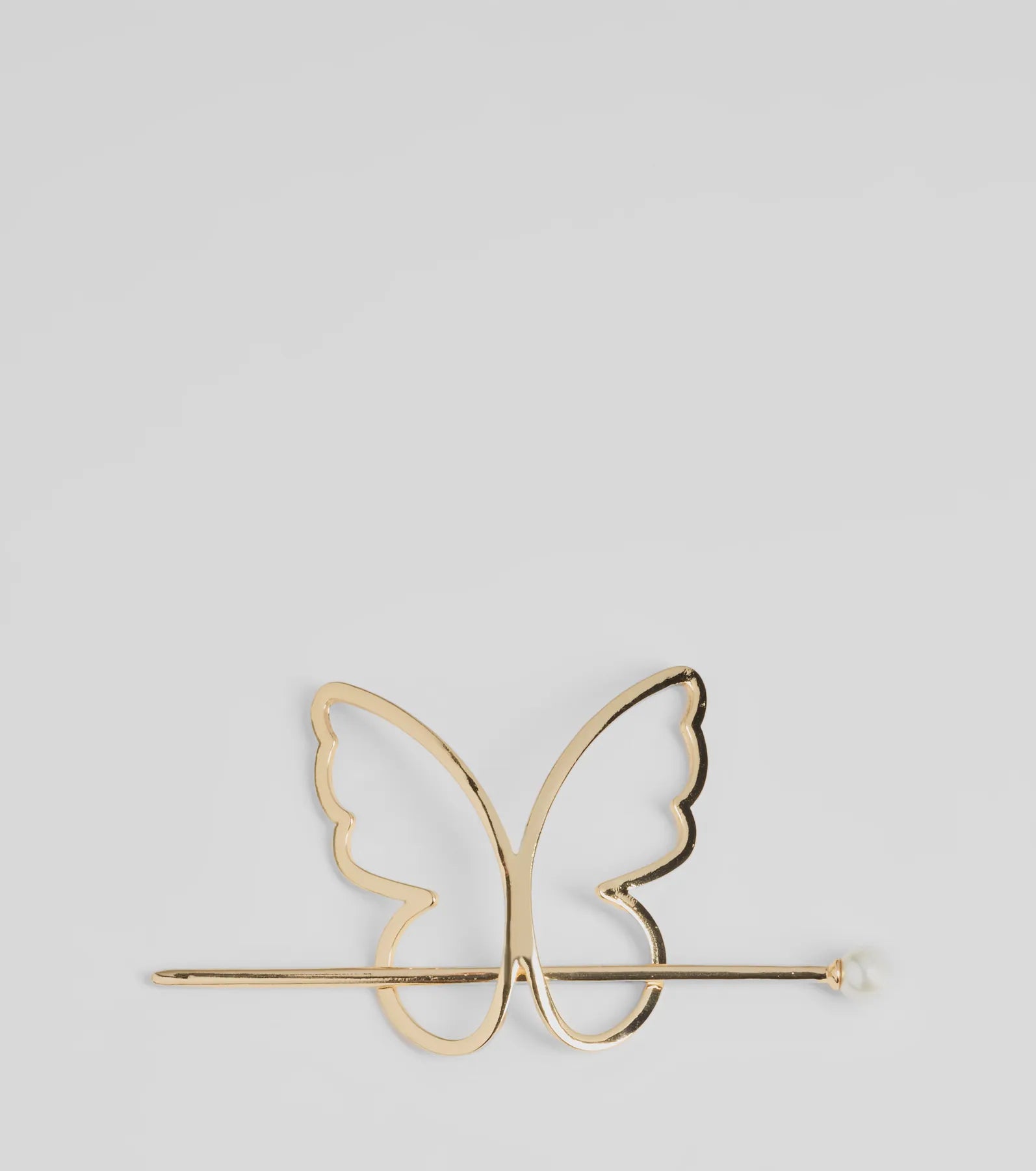 Ultimate Butterfly Hair Pin with Faux Pearl Accent