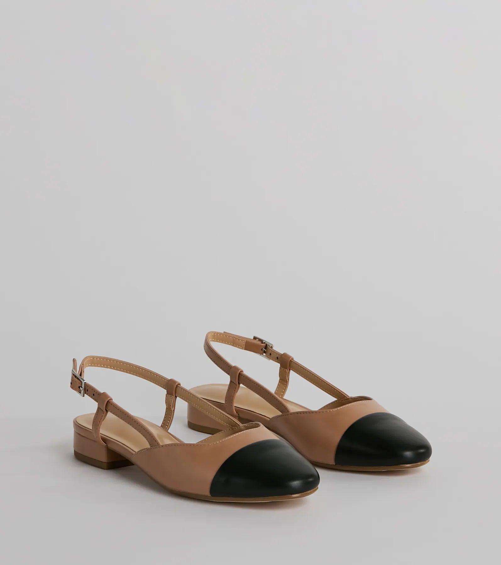 Premium Square-Toe Slingback Patent Flats - Ultimate Style Upgrade