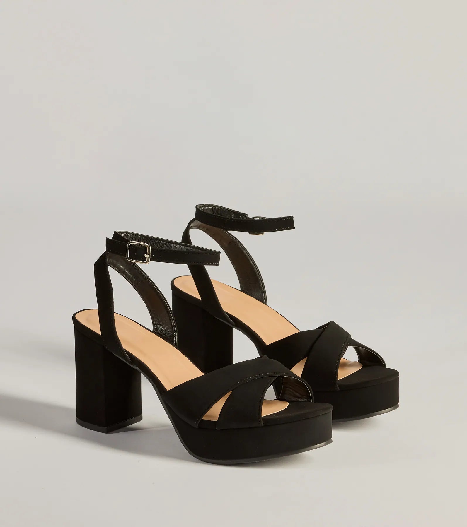 Ultimate Stunner Criss-Cross Platform Heels - Elevate Your Style