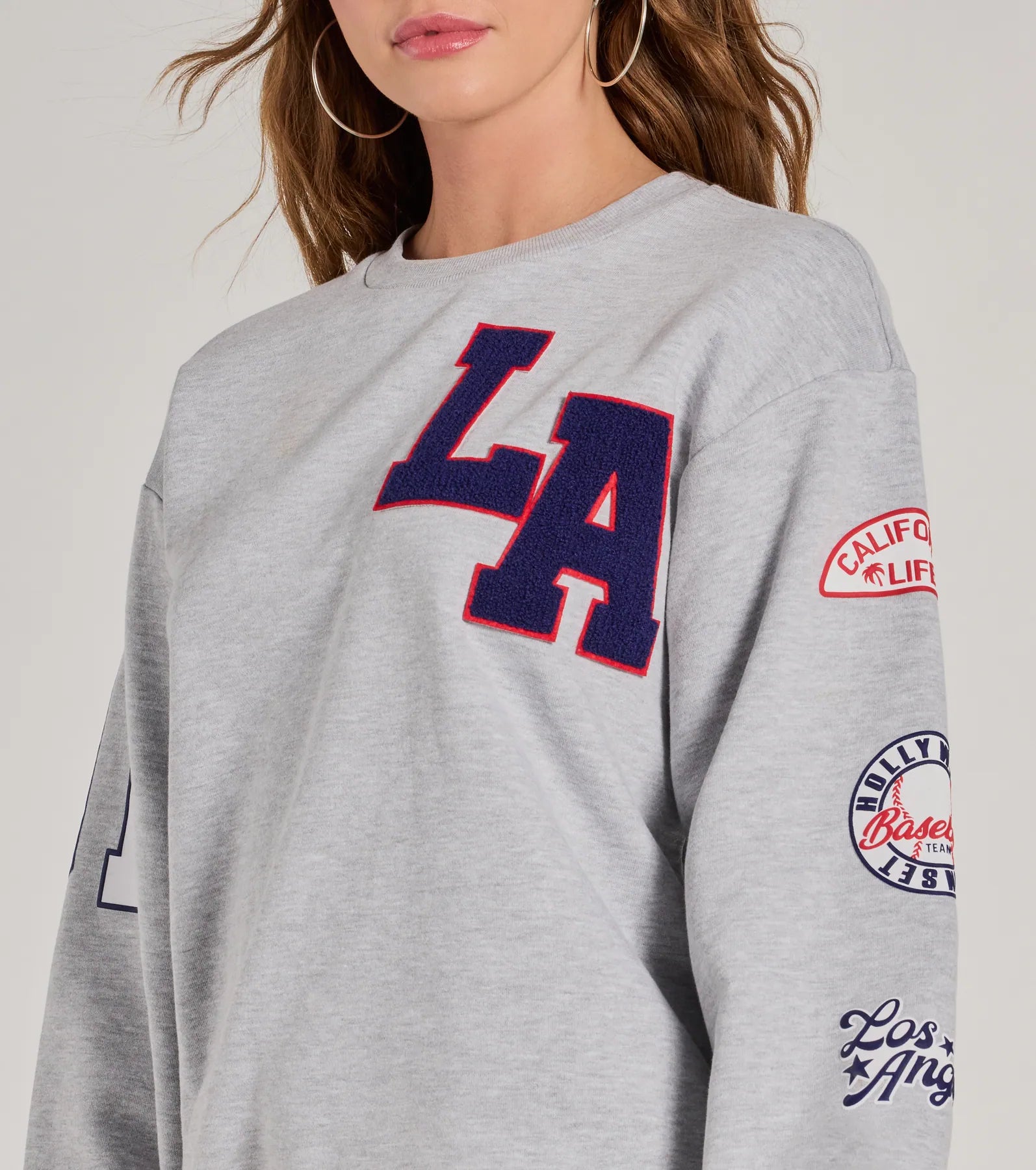 Premium LA Graphic Fleece Sweatshirt - Ultimate Casual Style