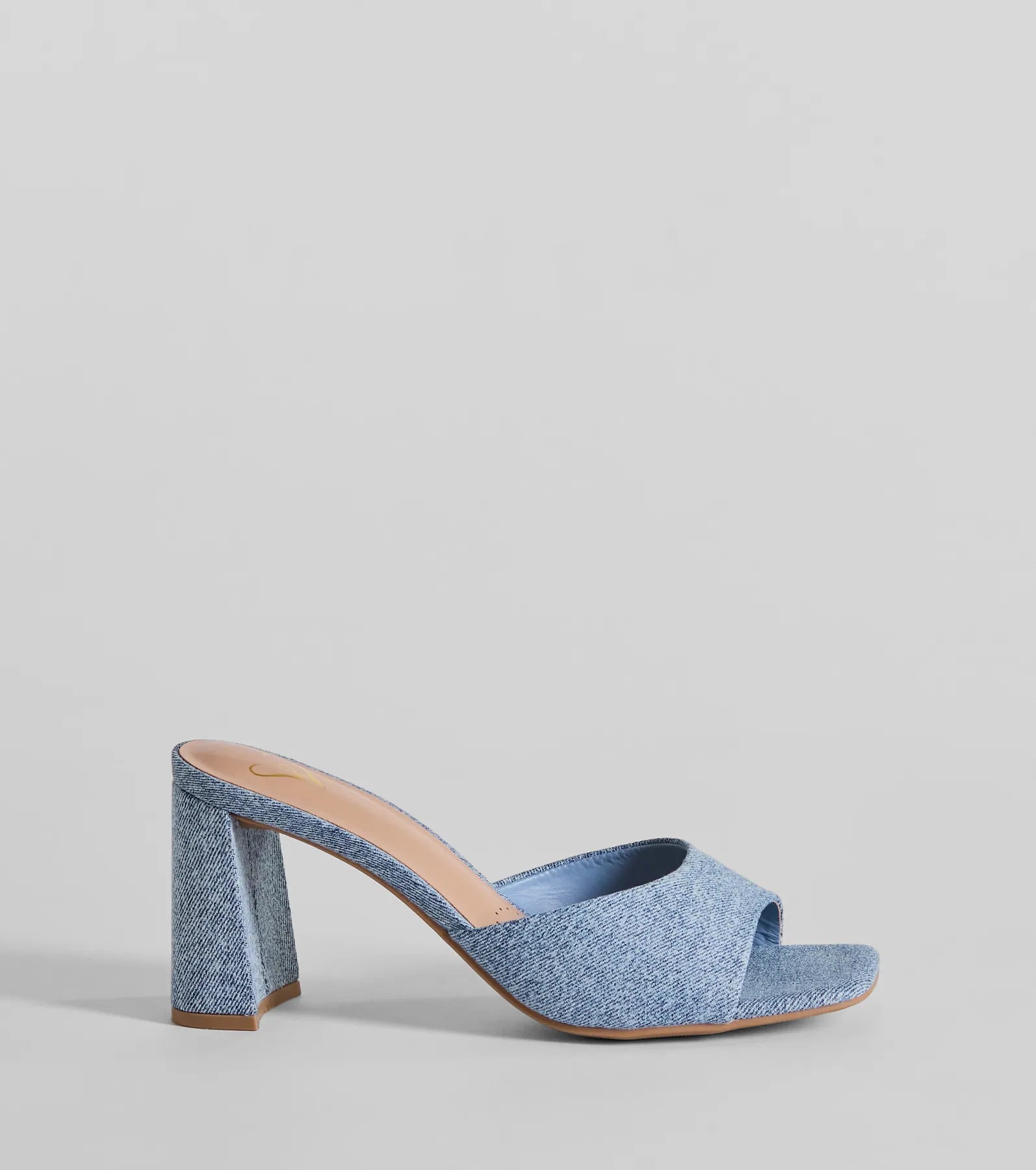 Premium Denim Diva Square Toe Block Heels - Ultimate Comfort & Style