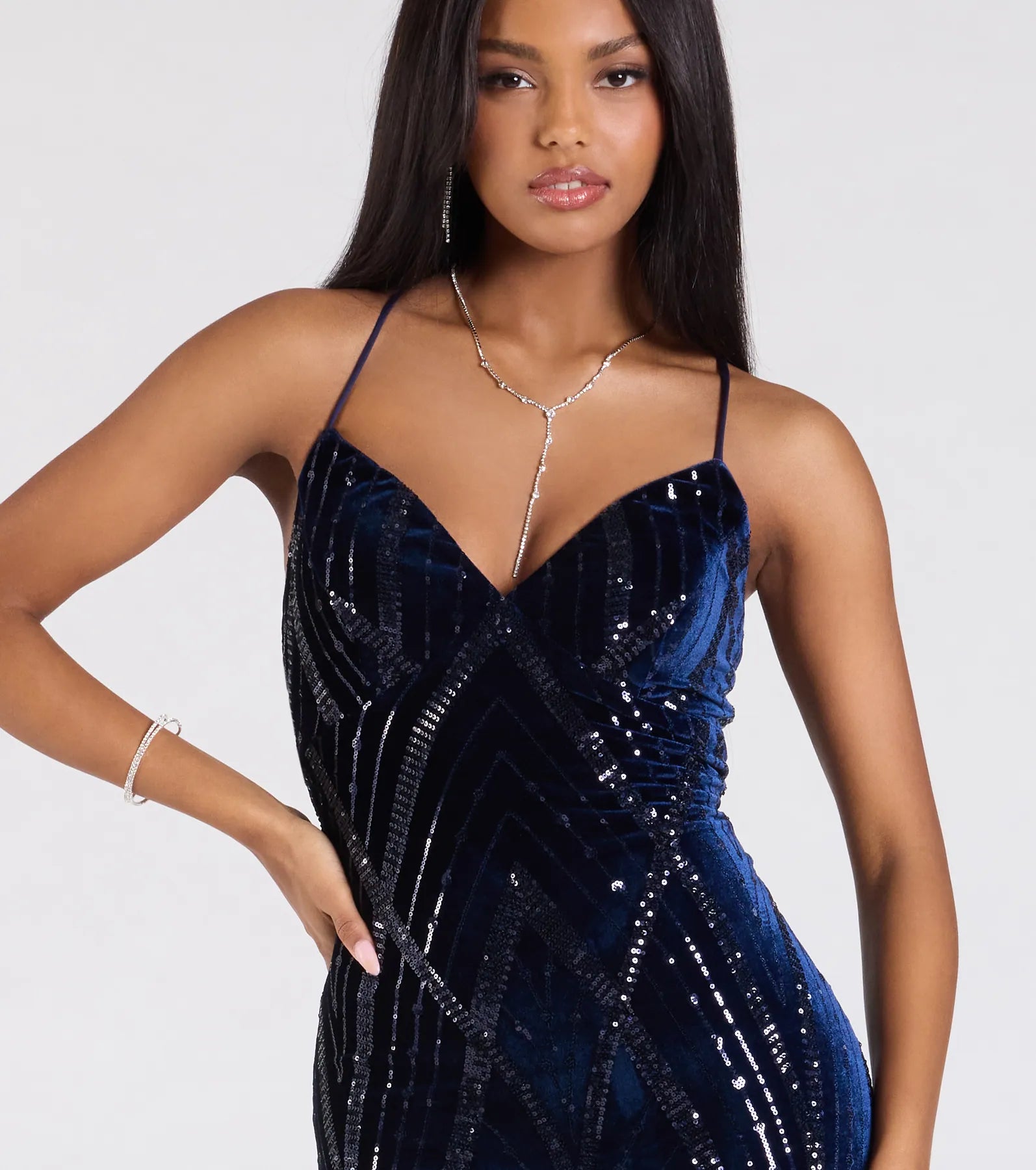 Ultimate Gisele Sequin Velvet Mermaid Dress – Luxe Glamour Redefined