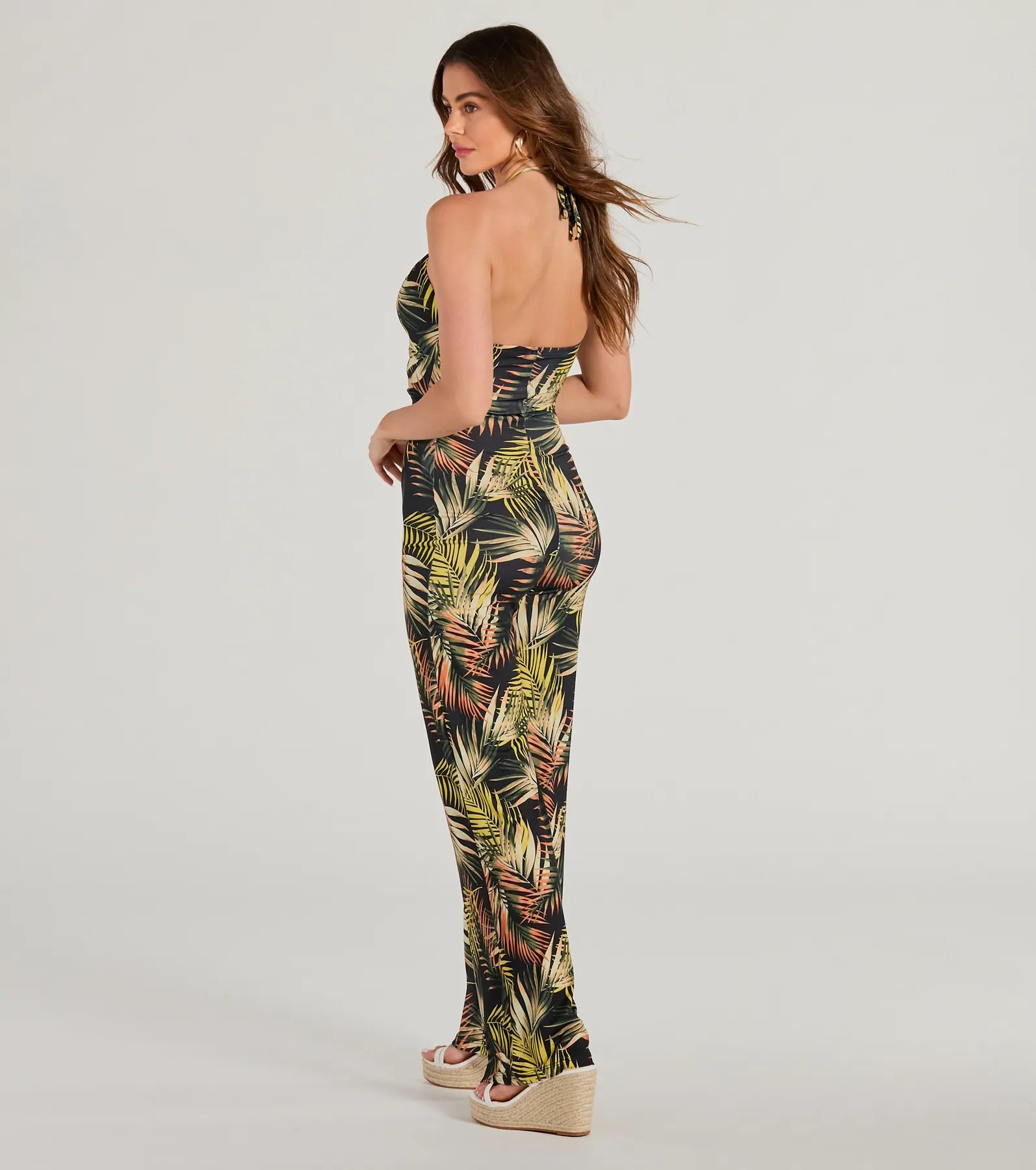 Ultimate Tropical Escape Halter Jumpsuit