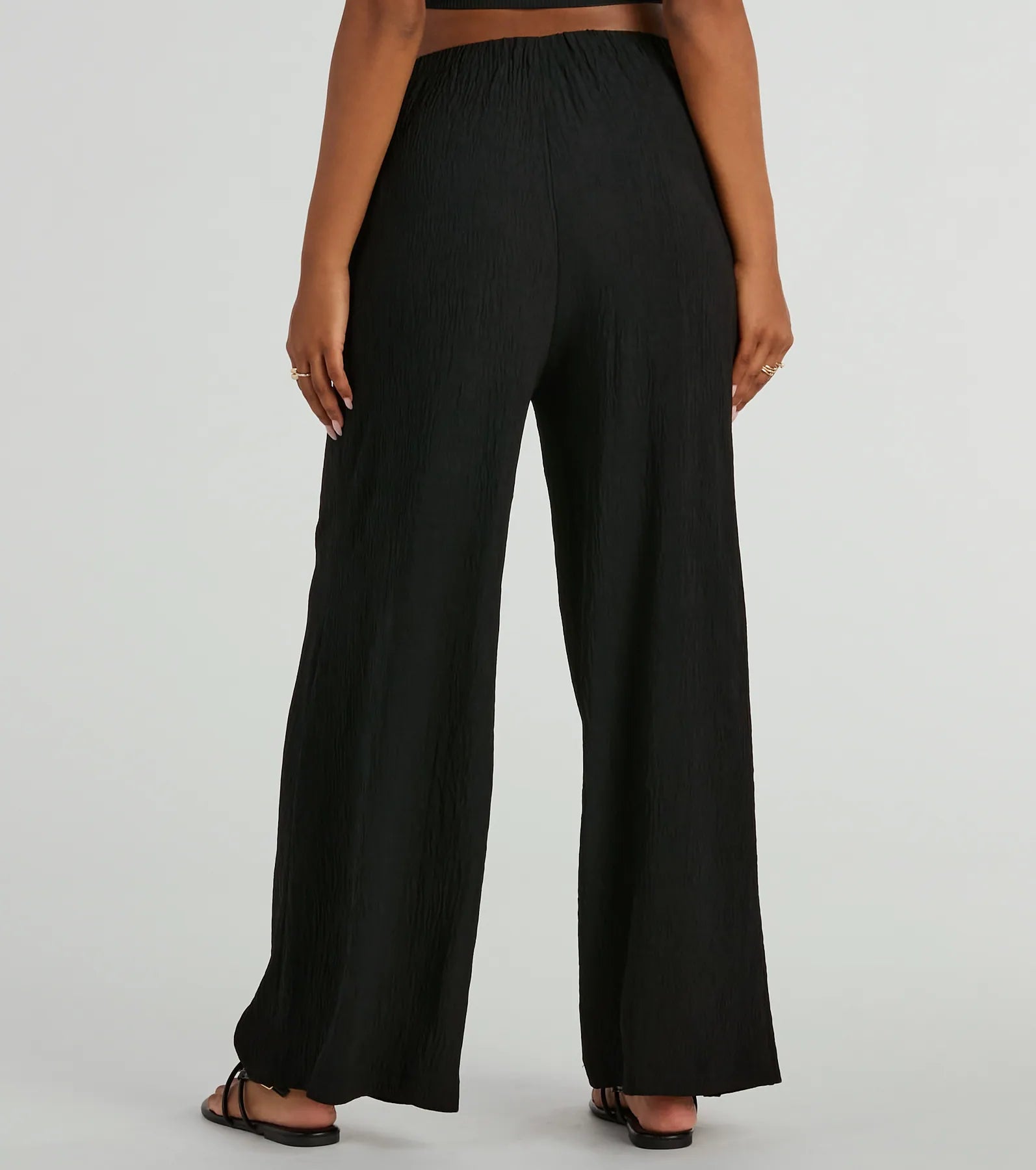 Premium Bohemian High-Rise Wide-Leg Pants