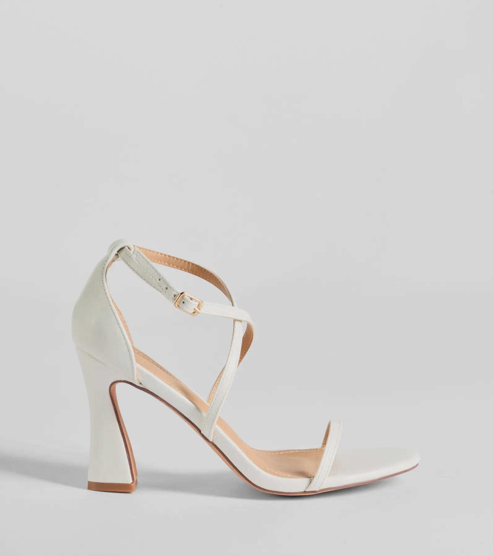 Ultimate Chic Faux Leather Strappy Block Heels - Elevate Your Style