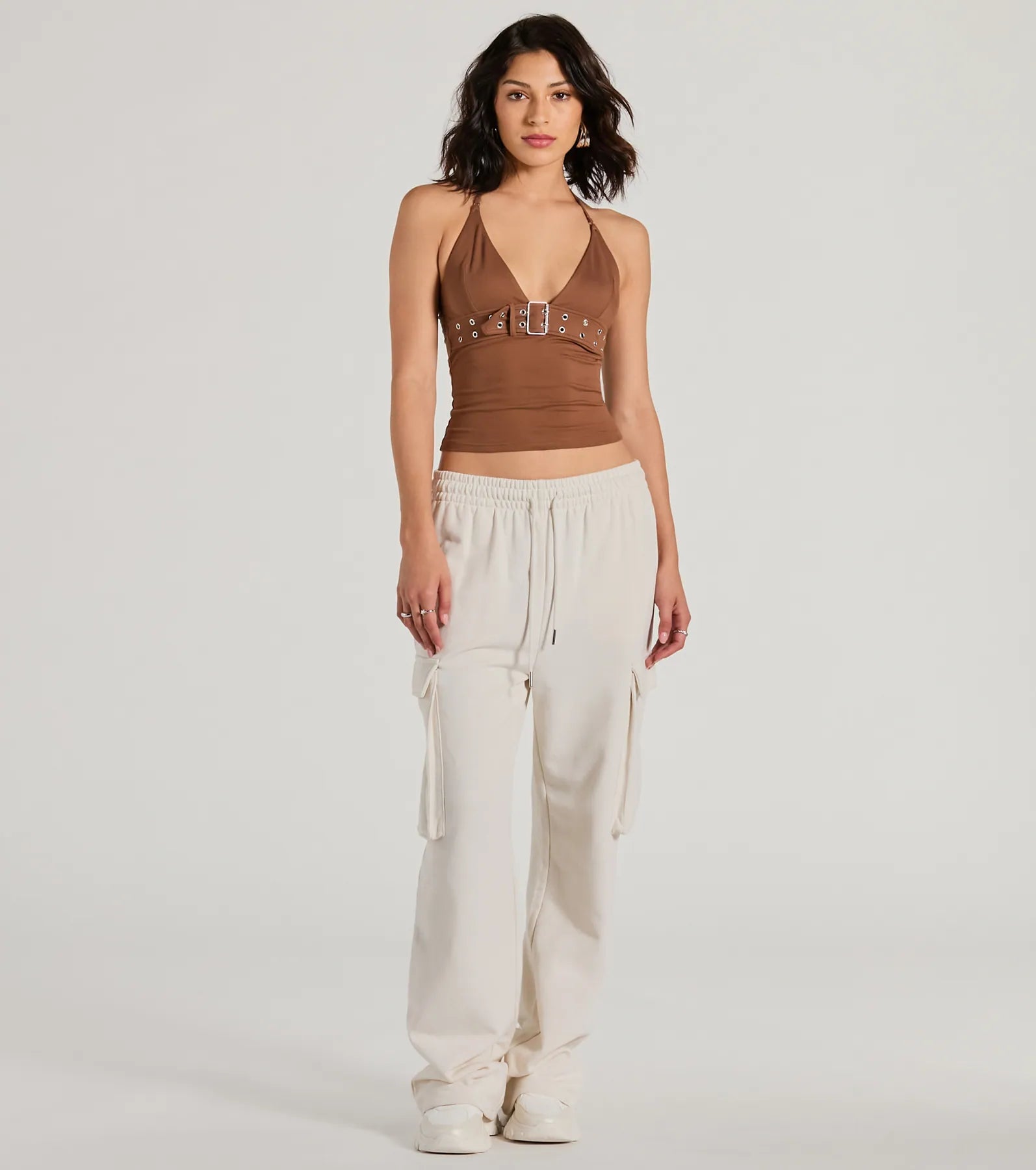 Premium Halter V-Neck Crop Top - Ultimate Summer Style