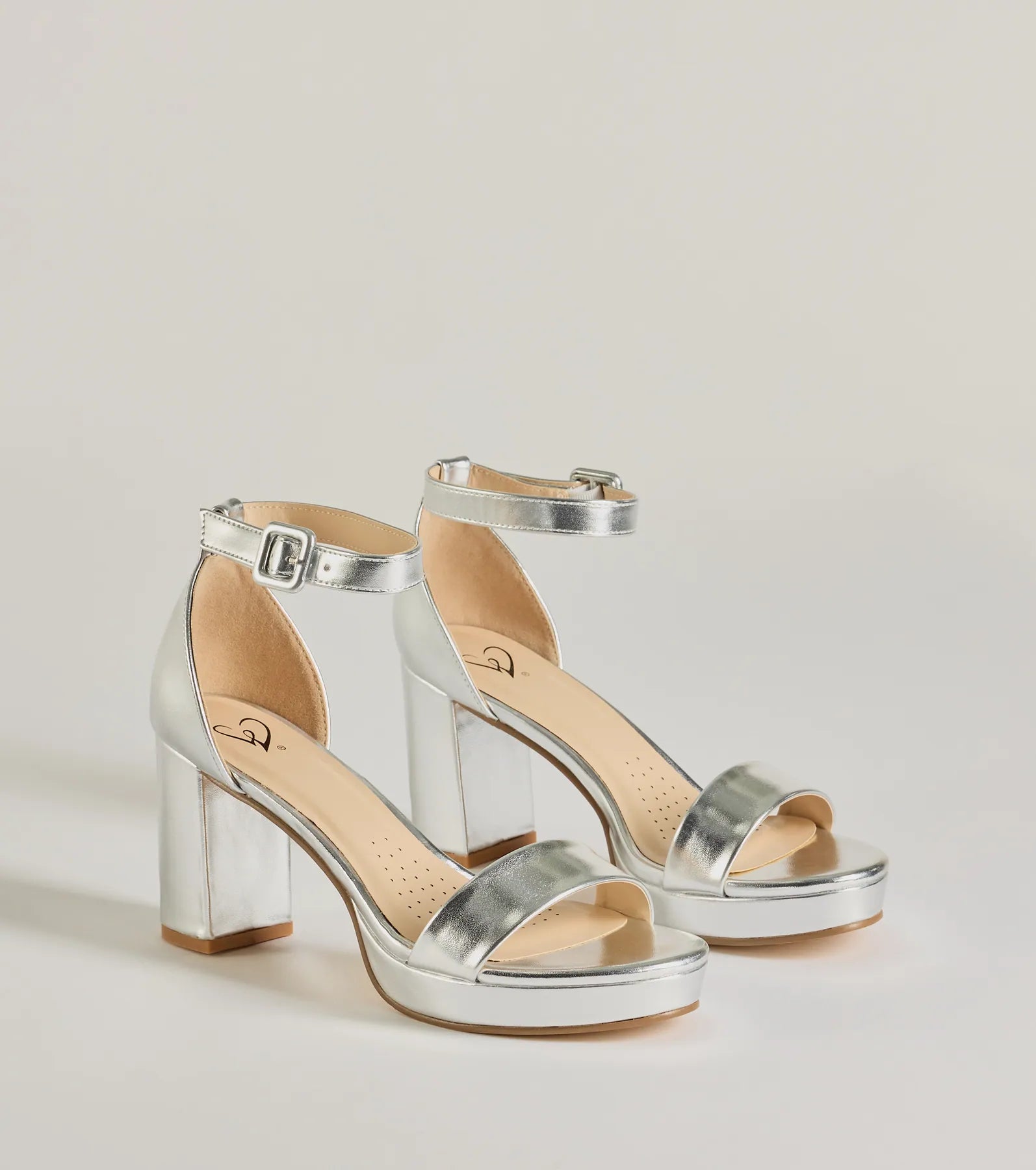 Ultimate Shimmer Metallic Platform Heels - Premium Block Heel Design