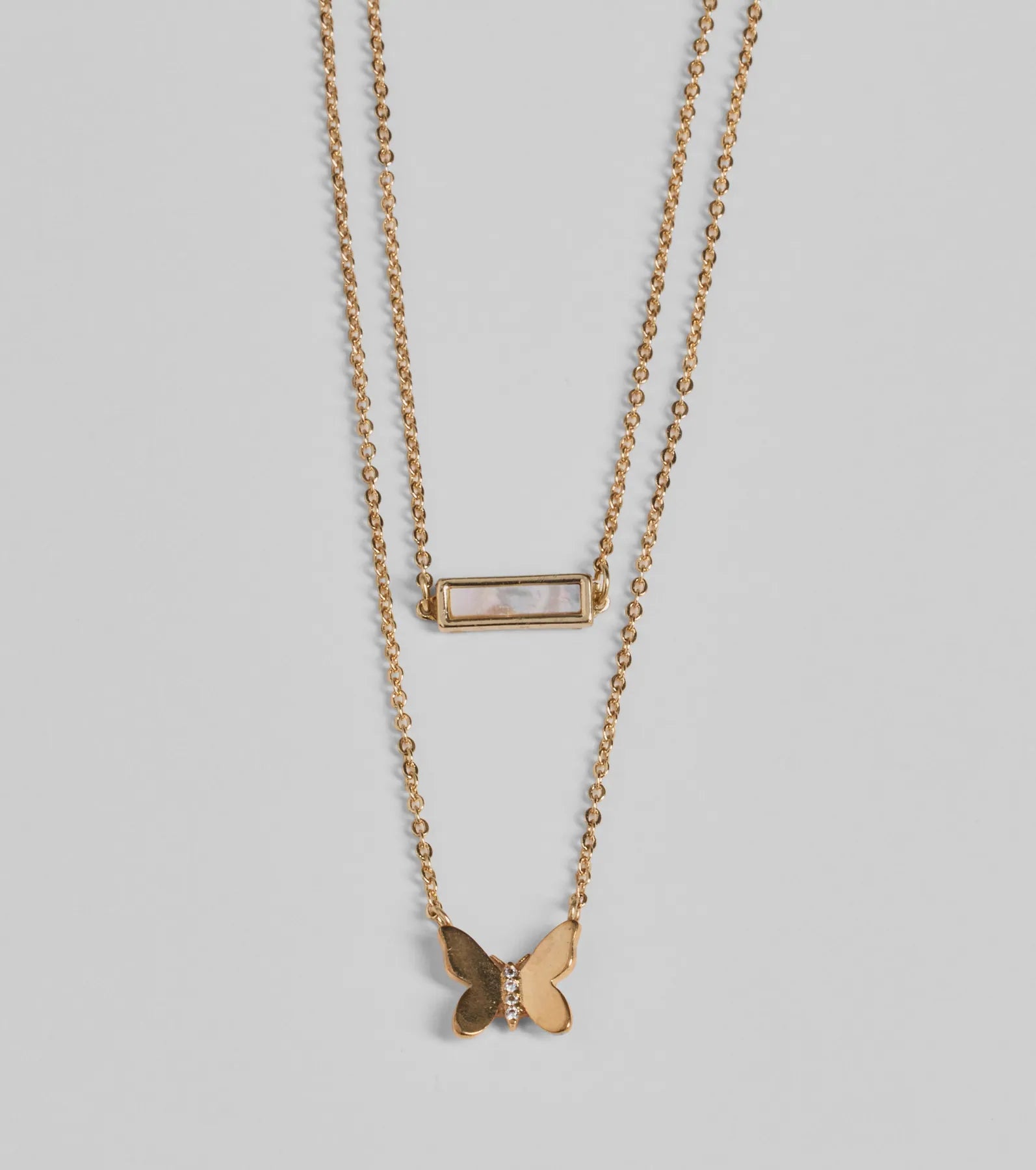 Premium Sparkle Cubic Zirconia Layered Charm Necklace - Ultimate Everyday Elegance