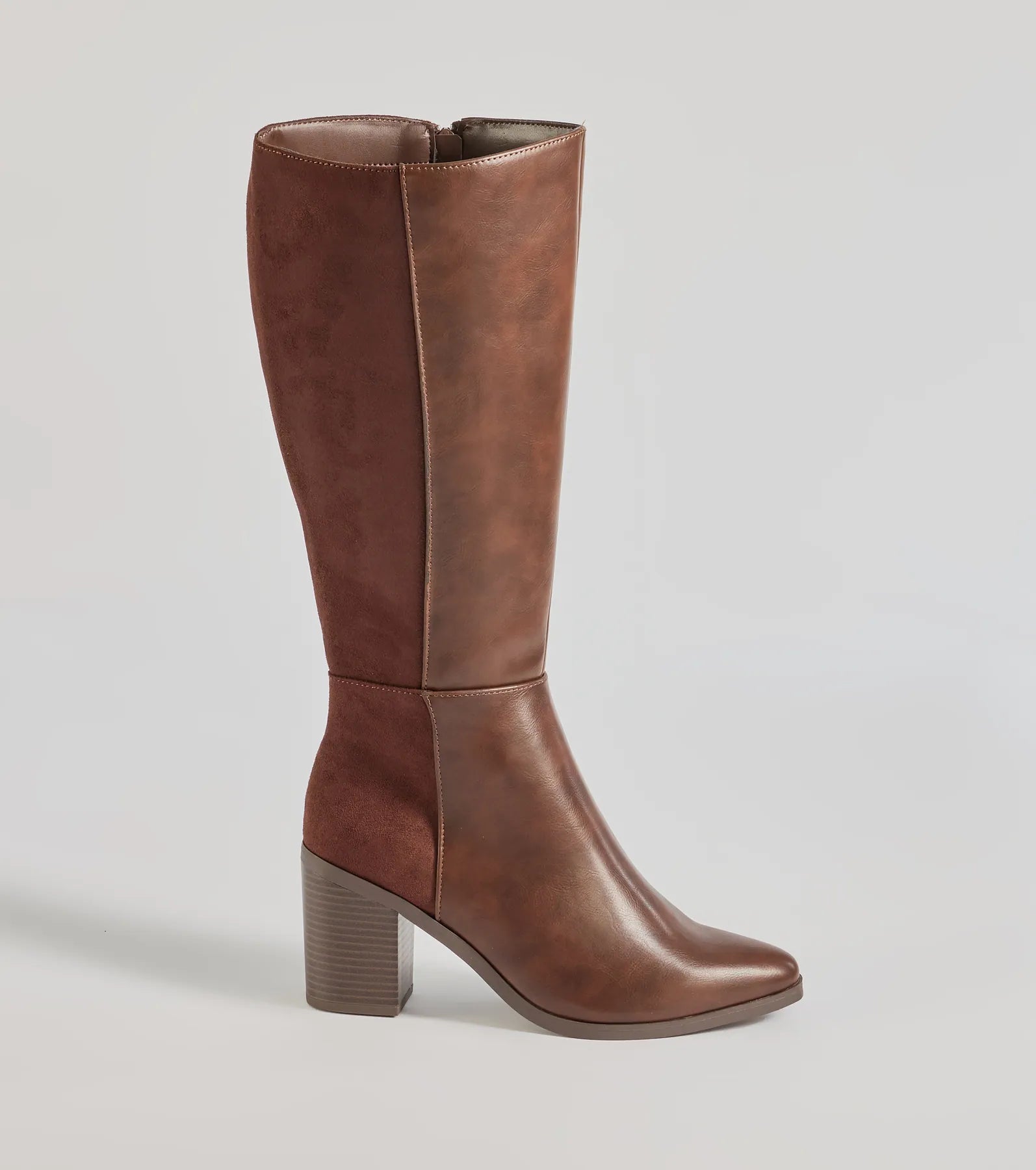 Ultimate Slay The Scene Block Heel Boots - Under-The-Knee Style