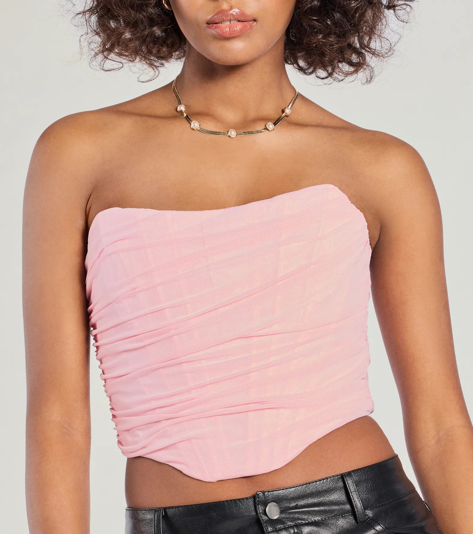 Ultimate Strapless Mesh Corset Top - Hit The Streets in Style