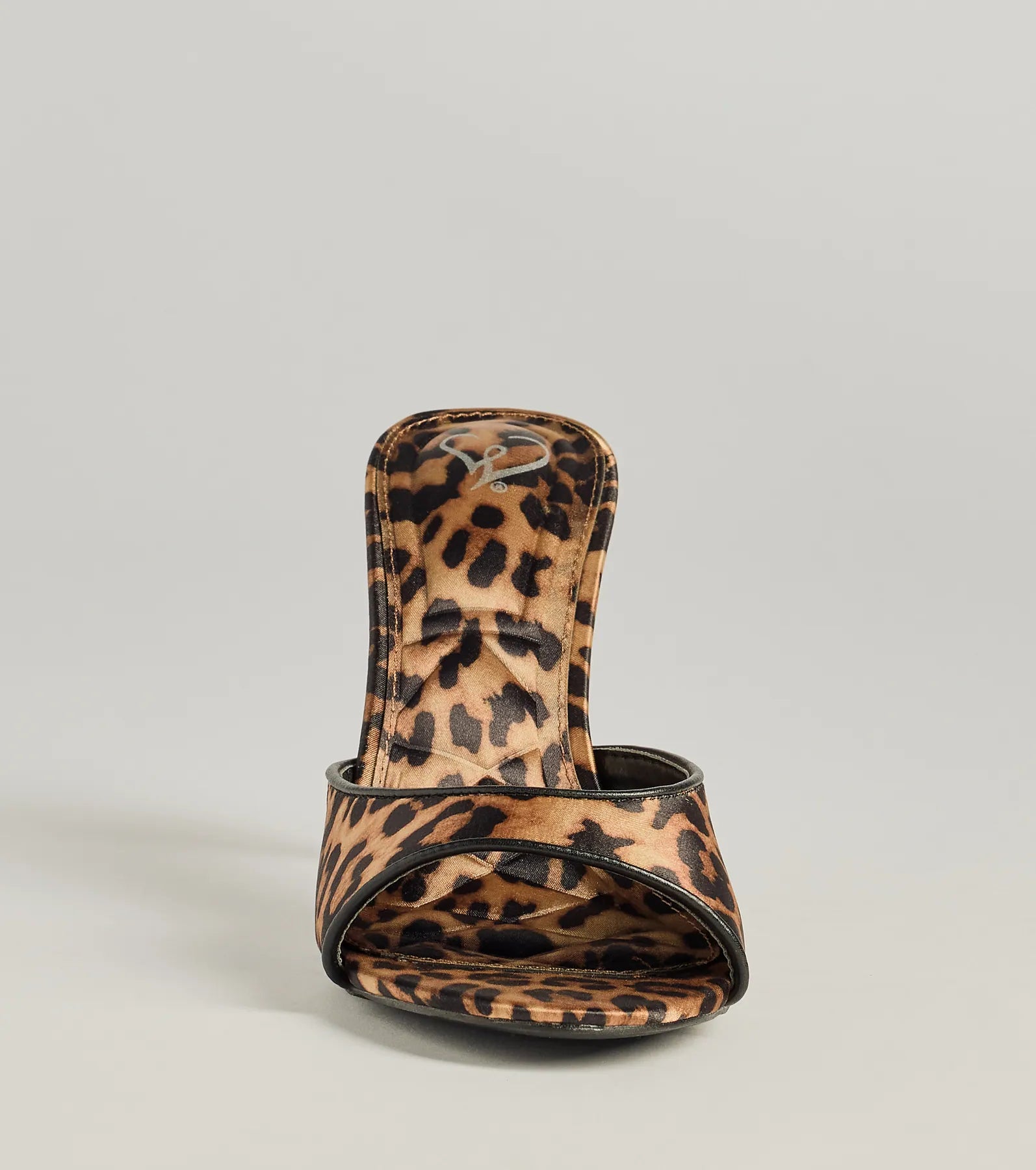 Ultimate Leopard Satin Stiletto Mules - Ever So Fierce