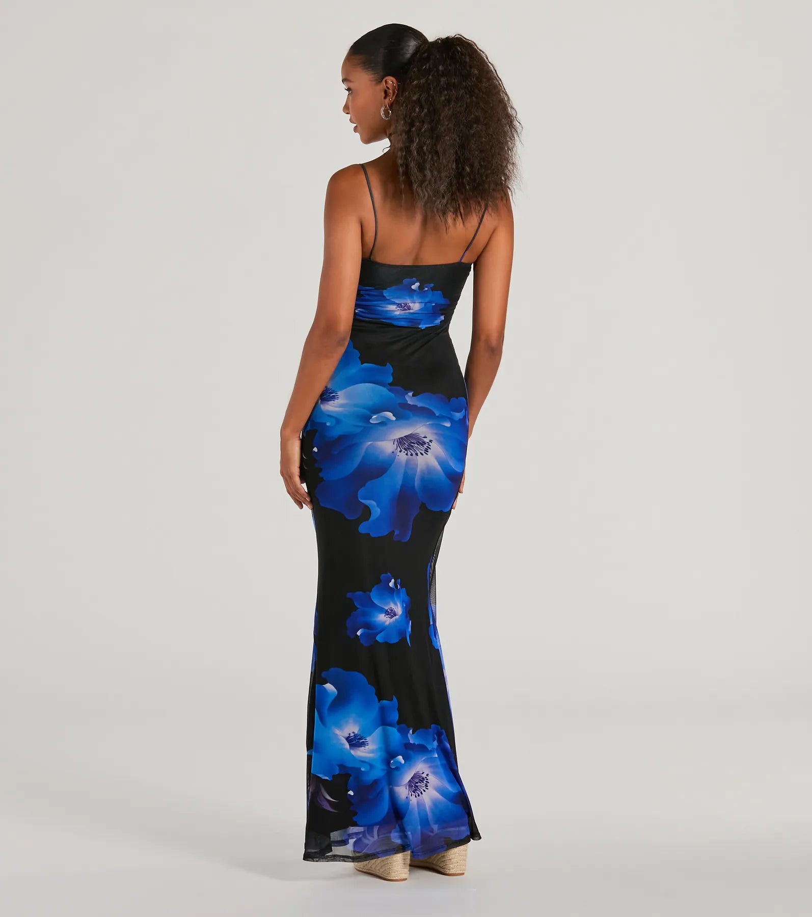 Ultimate Romance Large Blossom Floral Maxi Dress