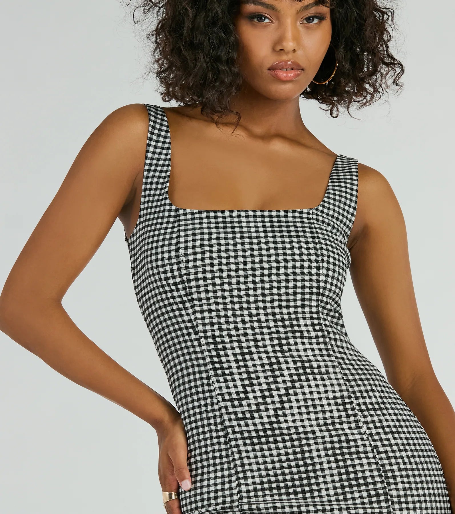 Ultimate Spring-to-Summer Gingham Mini Dress - Sweeter Than Pie