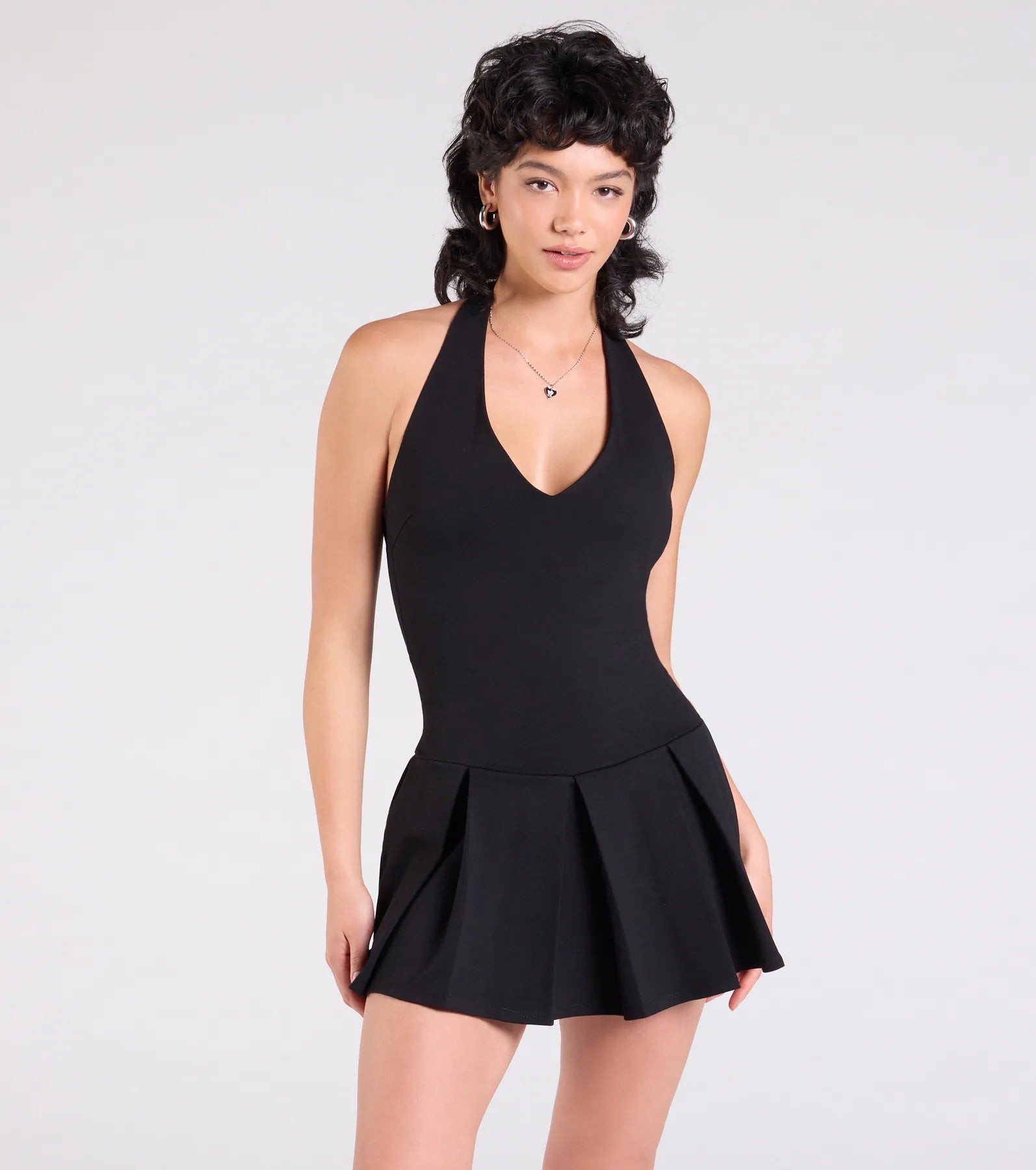 Ultimate Flirty Flair Halter Romper - Premium Style for Every Occasion