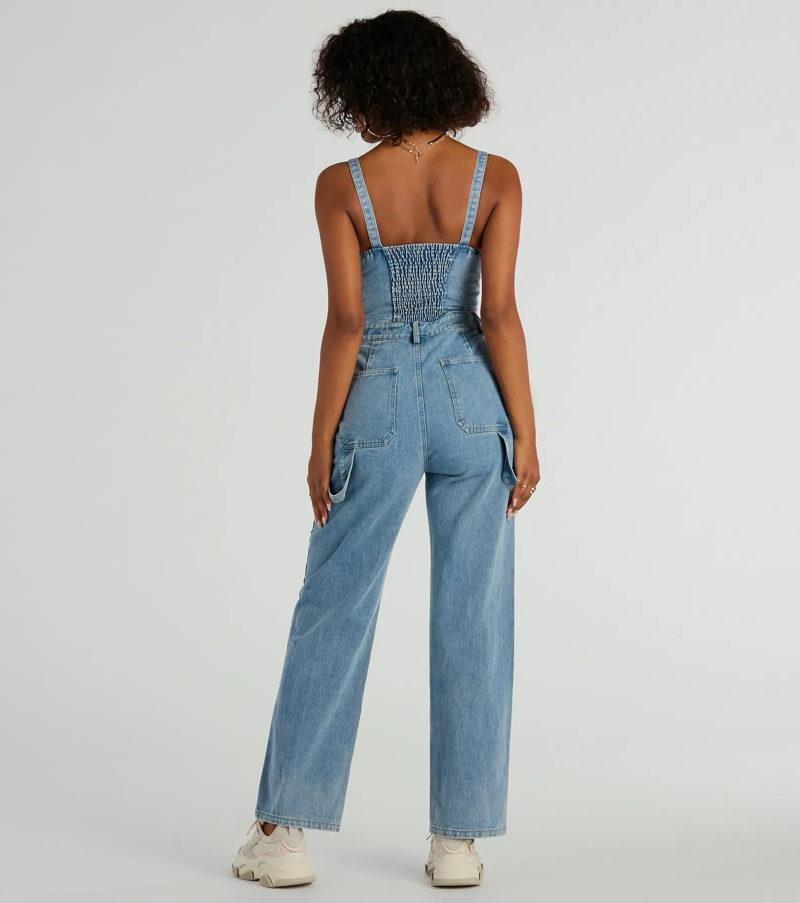 Ultimate Chic Denim Jumpsuit - Wide Leg & Button-Up Style