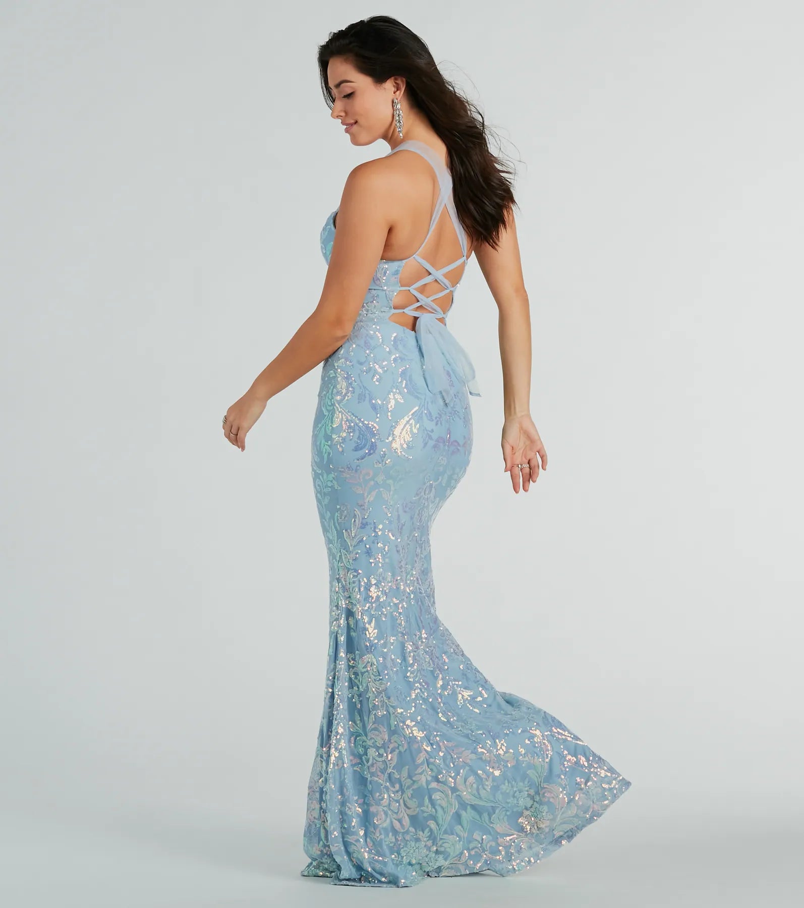 Ultimate Brooklyn Glamour Sequin Mermaid Gown