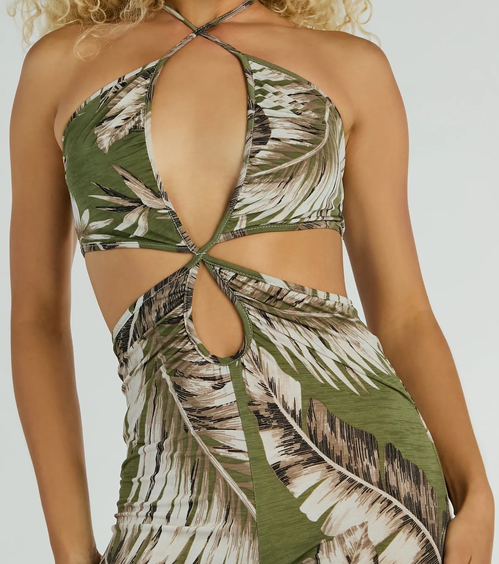 Ultimate Tropical Paradise Cutout Jumpsuit - Premium Vacation Essential