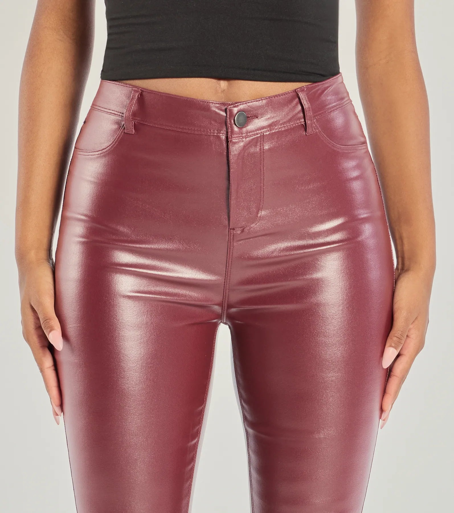 Ultimate Glossy Glam Faux Leather Skinny Pants