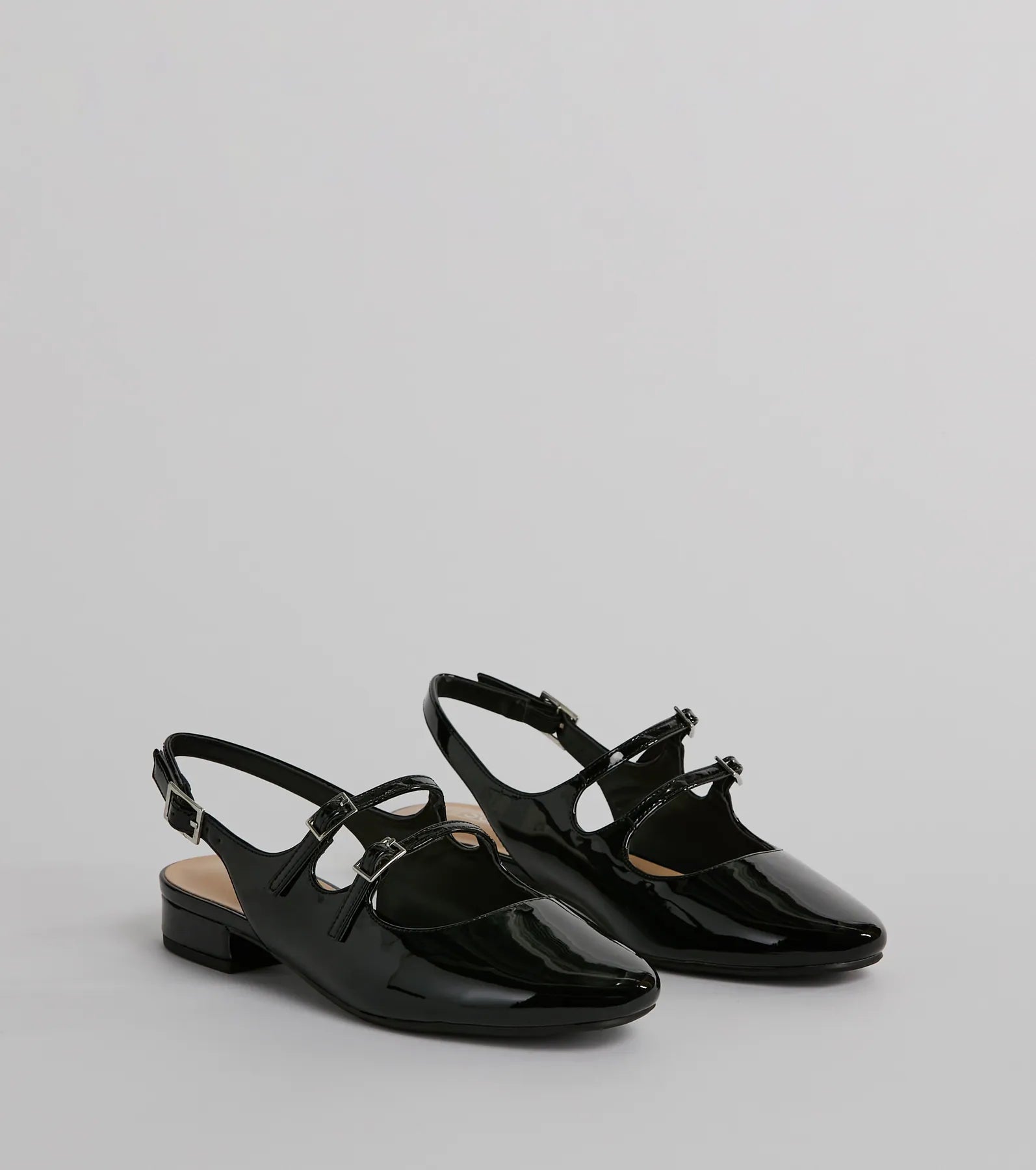 Ultimate Everyday Sling-Back Patent Leather Flats - Trendy & Comfortable