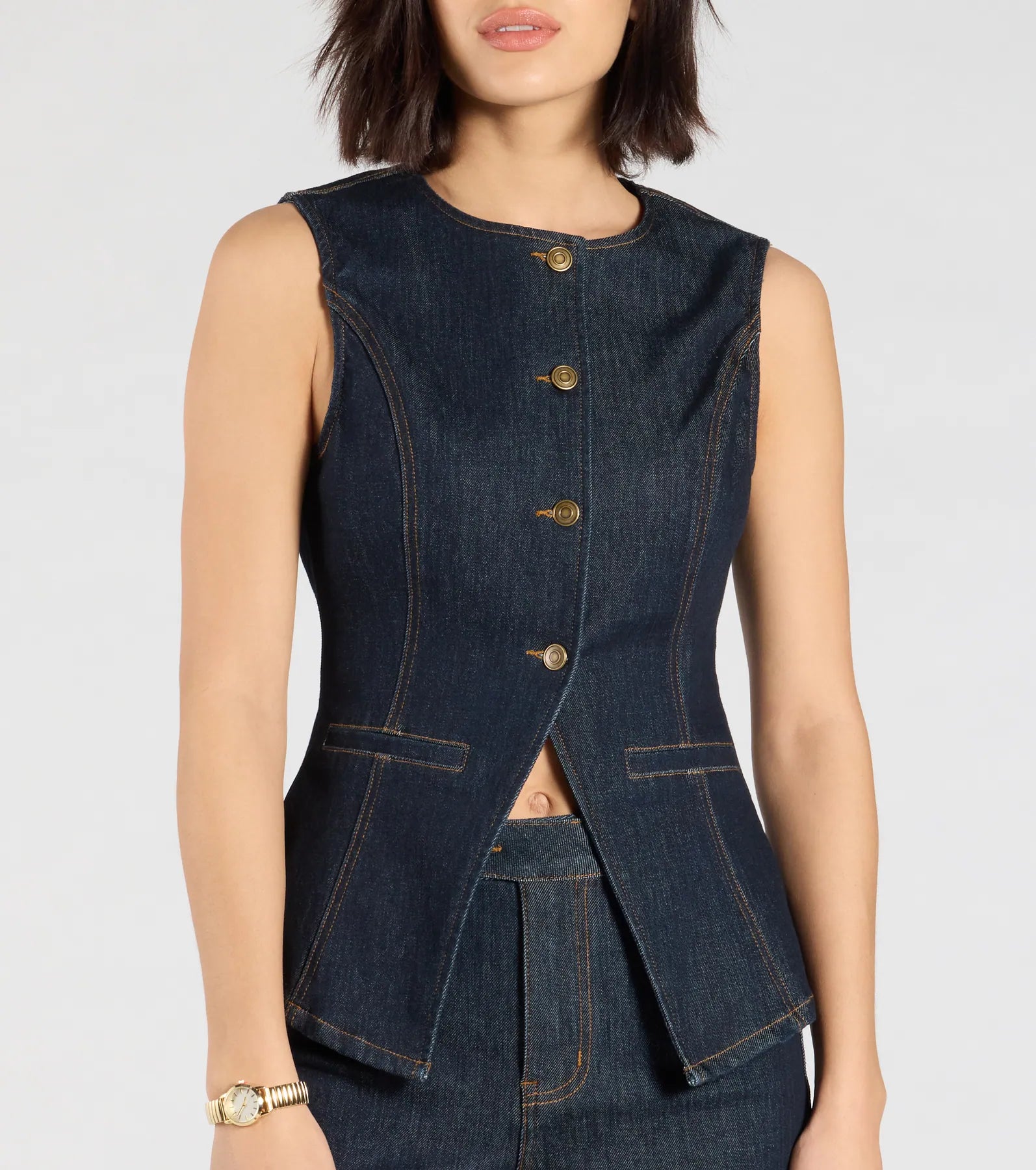 Premium Sleeveless Denim Vest – Ultimate Style Upgrade