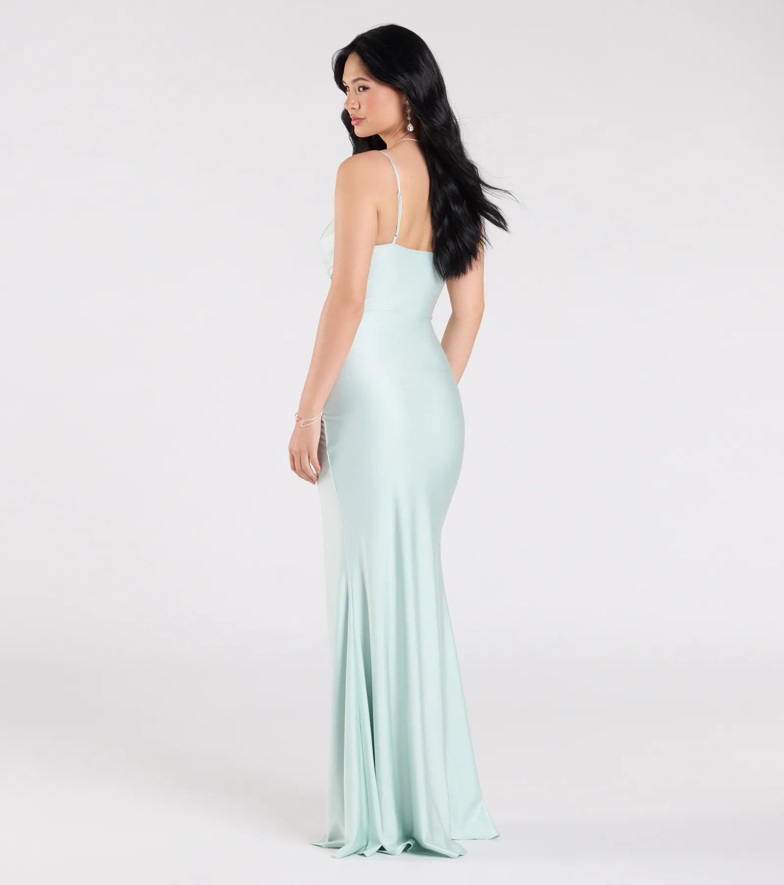 Ultimate Marcie Cowl Neck Mermaid Gown - Premium Formal Dress