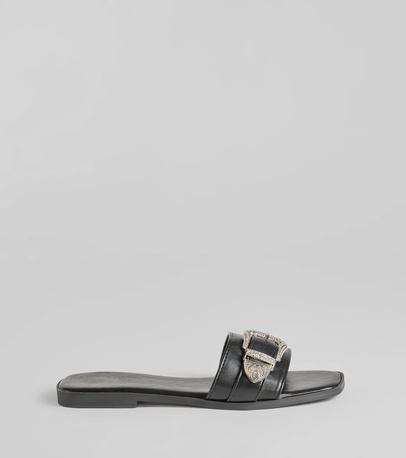 Premium Western Buckle Faux Leather Sandals - Ultimate Style Statement