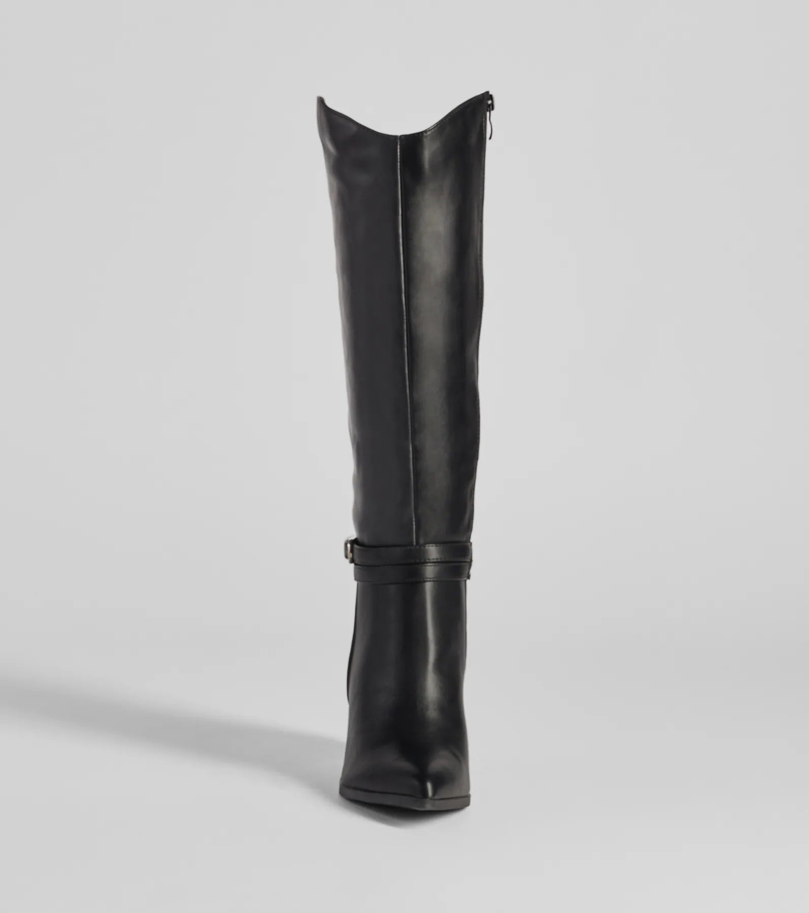 Premium Under-The-Knee Faux Leather Boots - Strut in Style