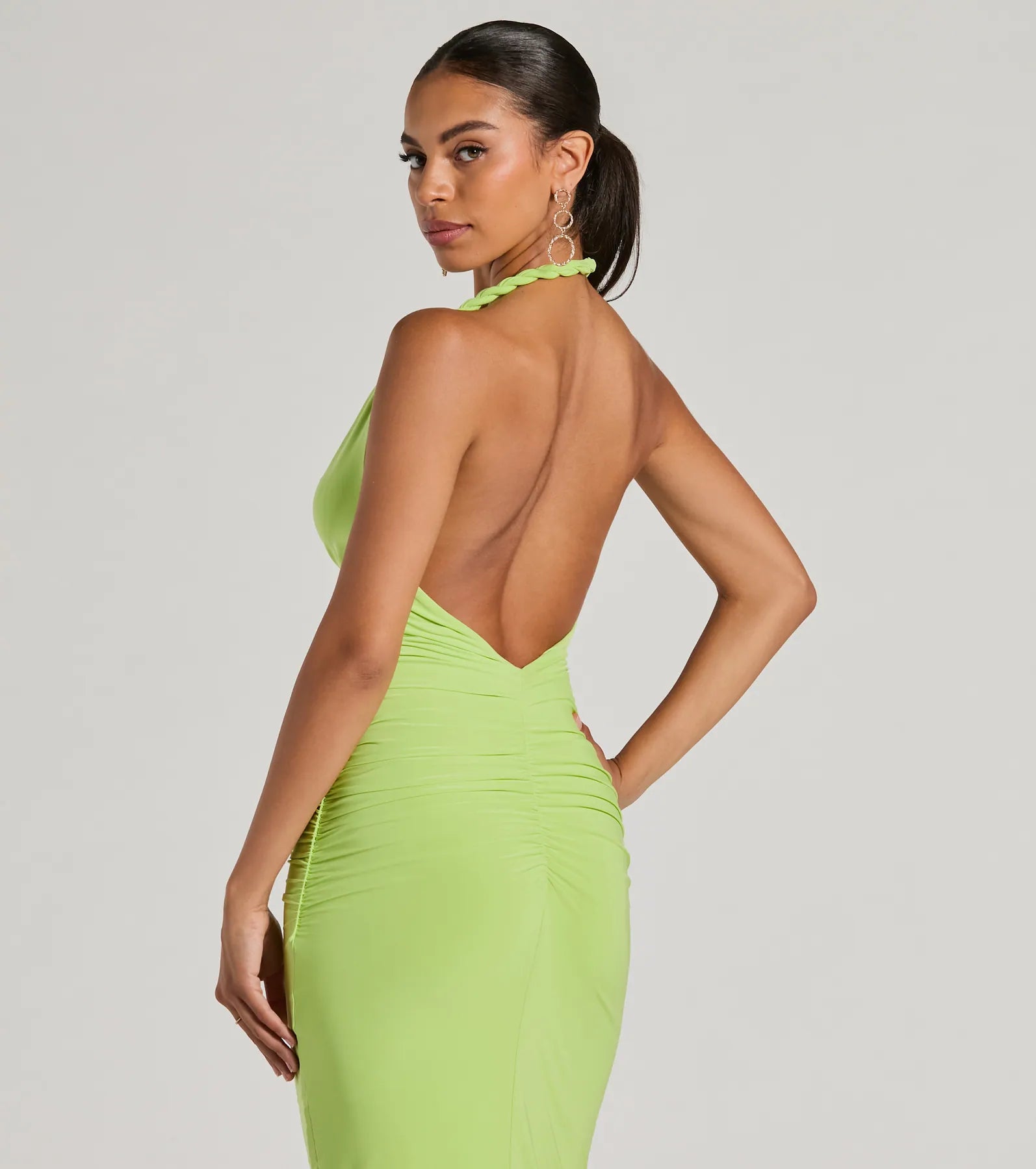 Ultimate Convertible Bodycon Midi Dress - Versatile & Stylish