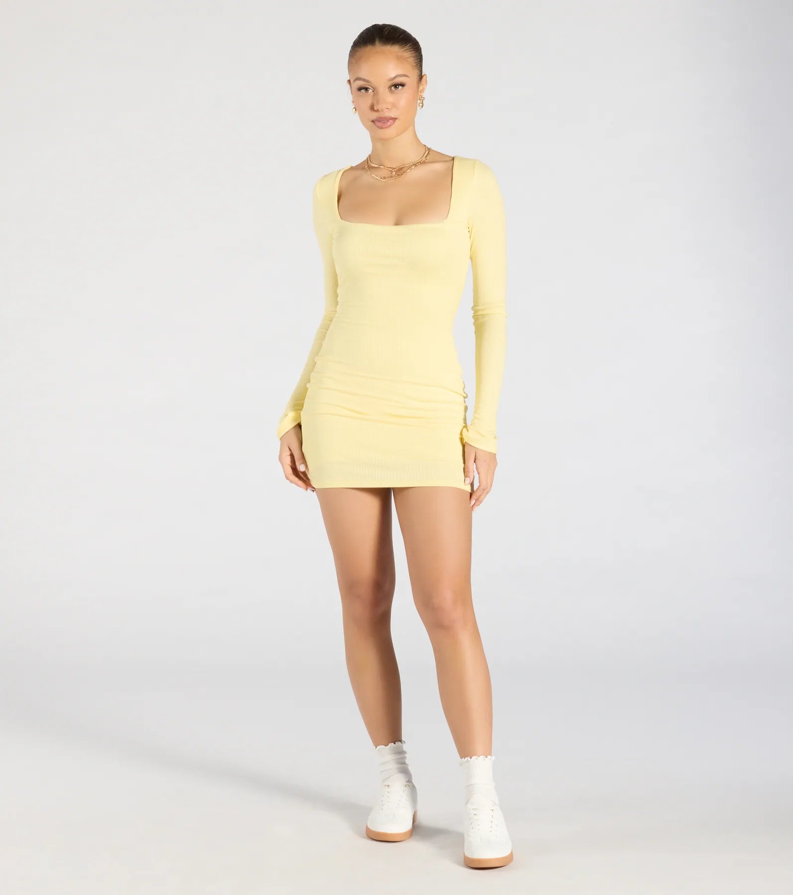 Premium Allure Long Sleeve Mini Dress - Ultimate Style Upgrade