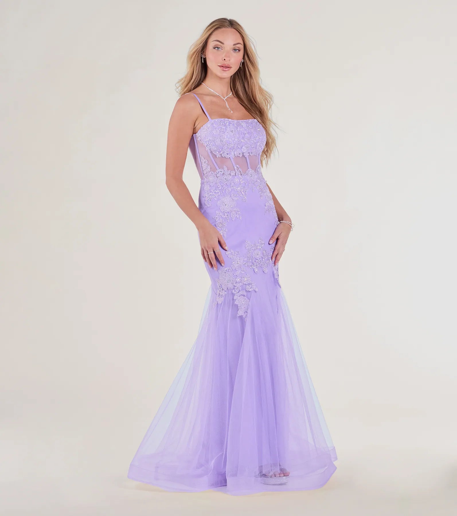 Ultimate Lille Rhinestone Mermaid Gown - Red Carpet Ready