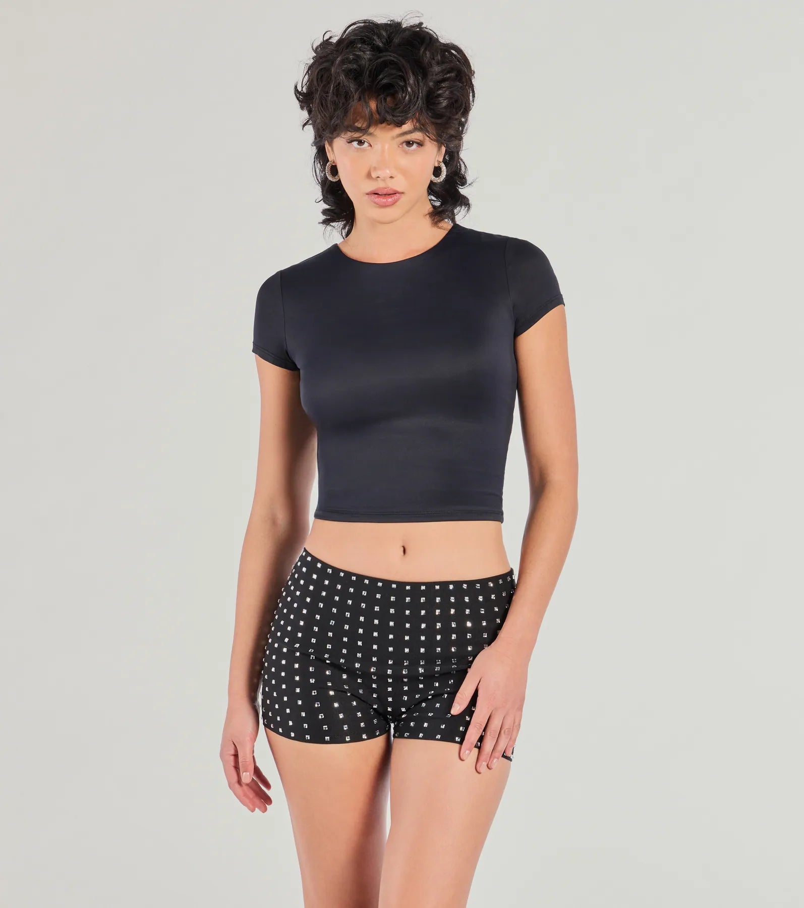 Ultimate Glam Rhinestone Hot Shorts - Premium Fit & Style