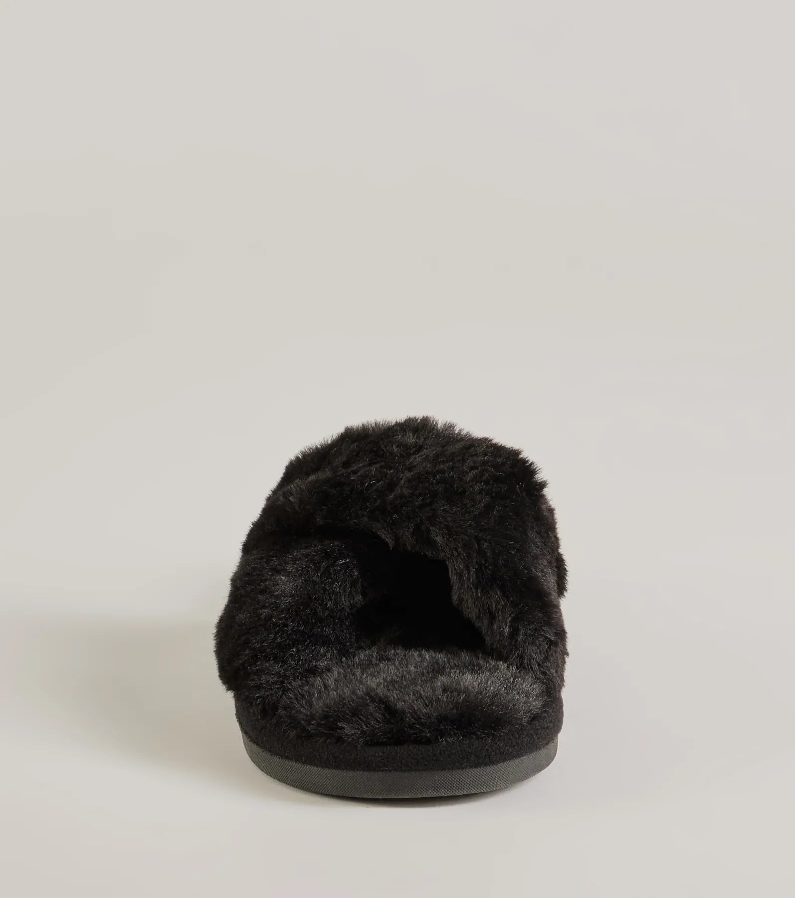 So Cozy Premium Faux Fur Criss-Cross Slides - Ultimate Comfort