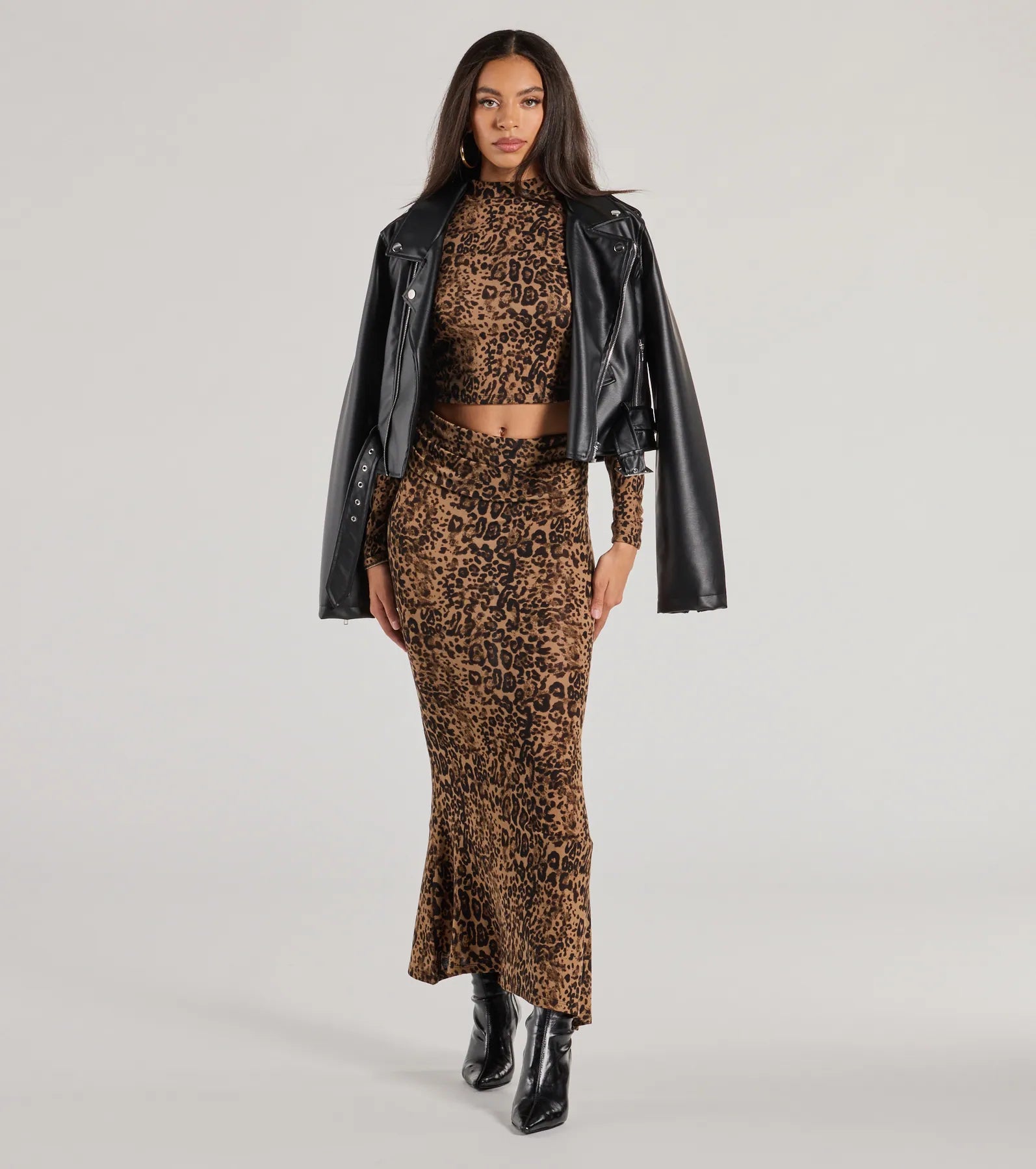 Premium Leopard Print Maxi Skirt - Ultimate Style & Comfort