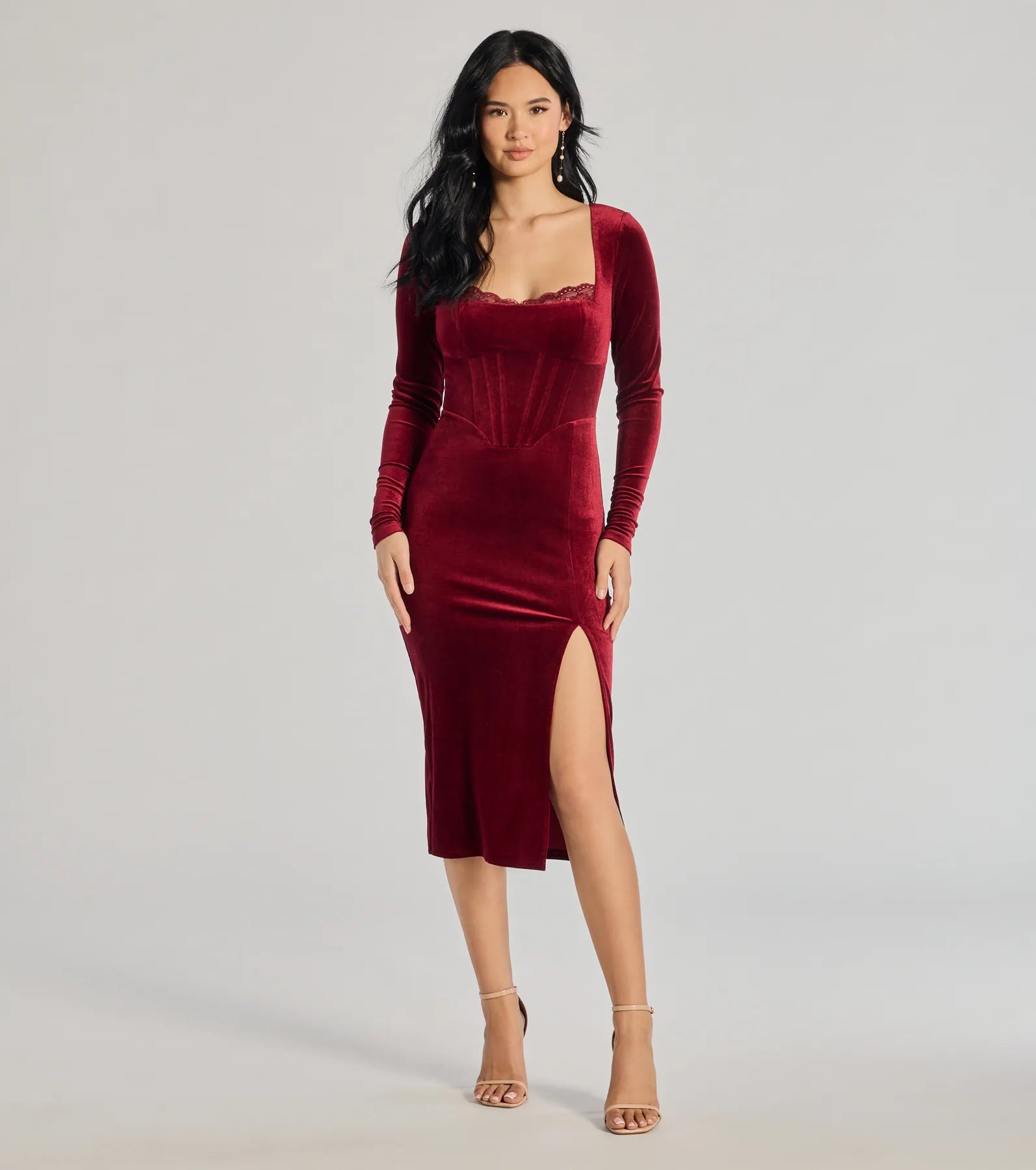 Ultimate Enchanted Allure Velvet Corset Dress