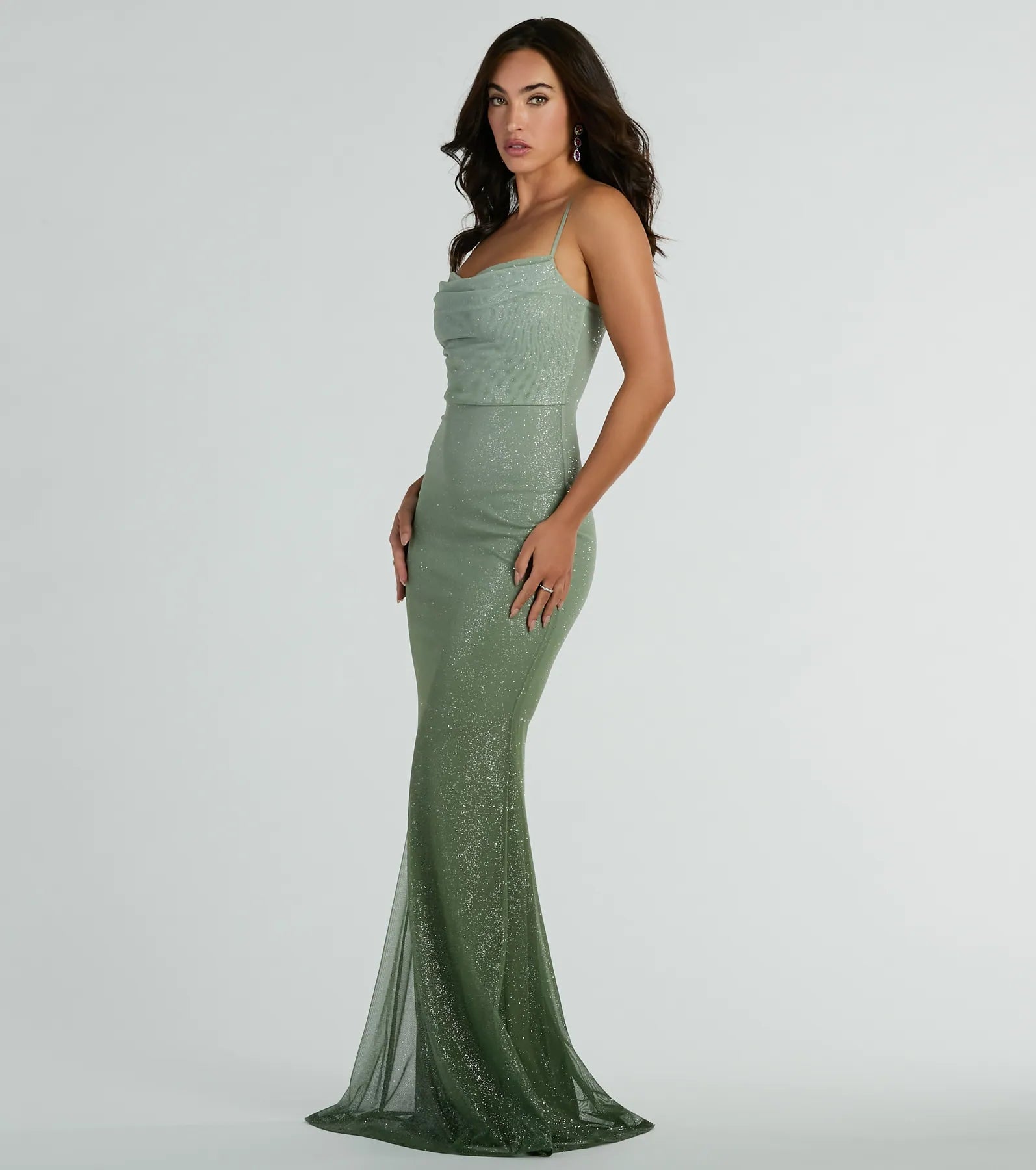 Ultimate Kenia Ombre Glitter Mermaid Dress for Special Occasions