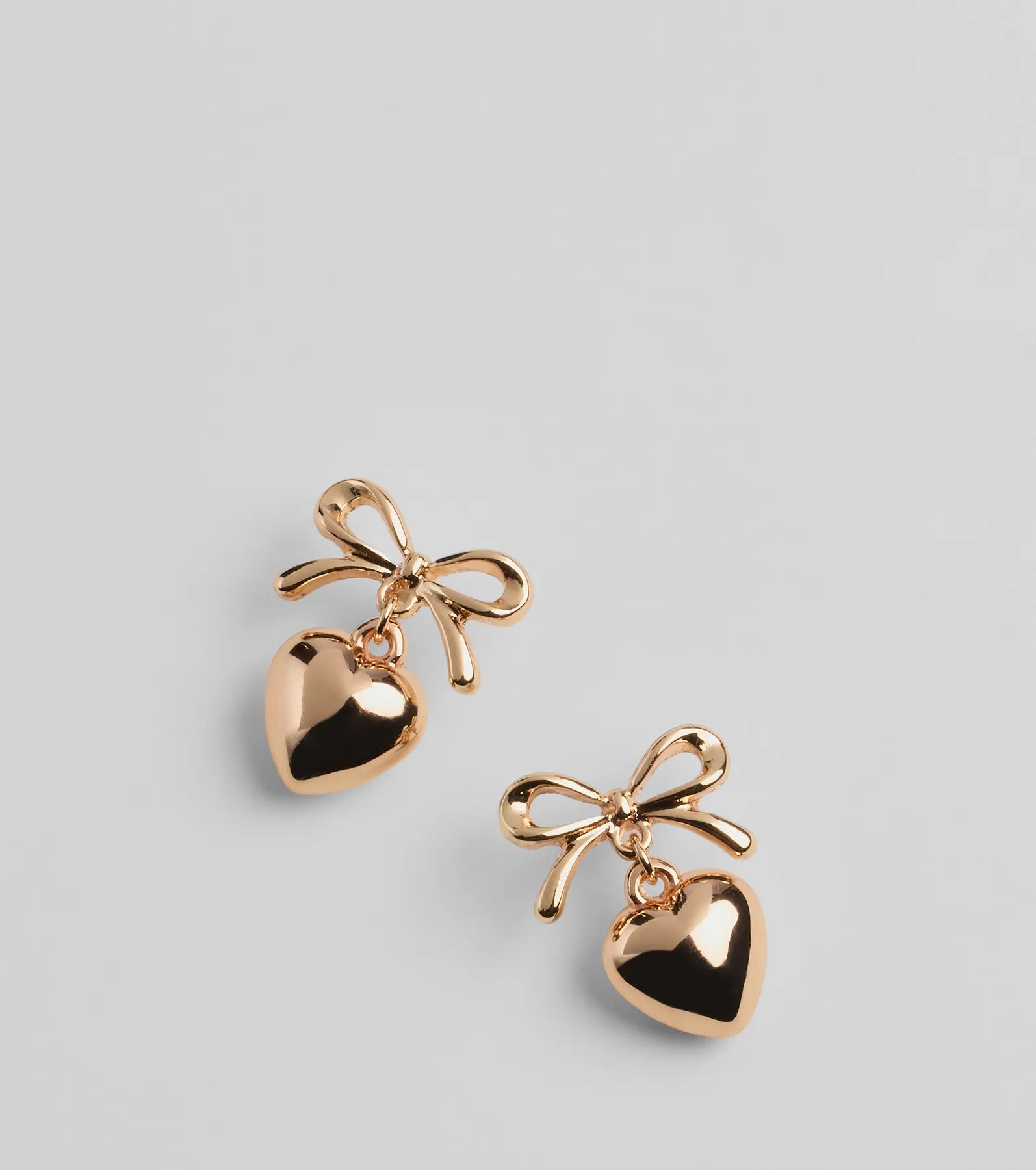 Premium Heart Bow Earrings - Ultimate Chic Accessory