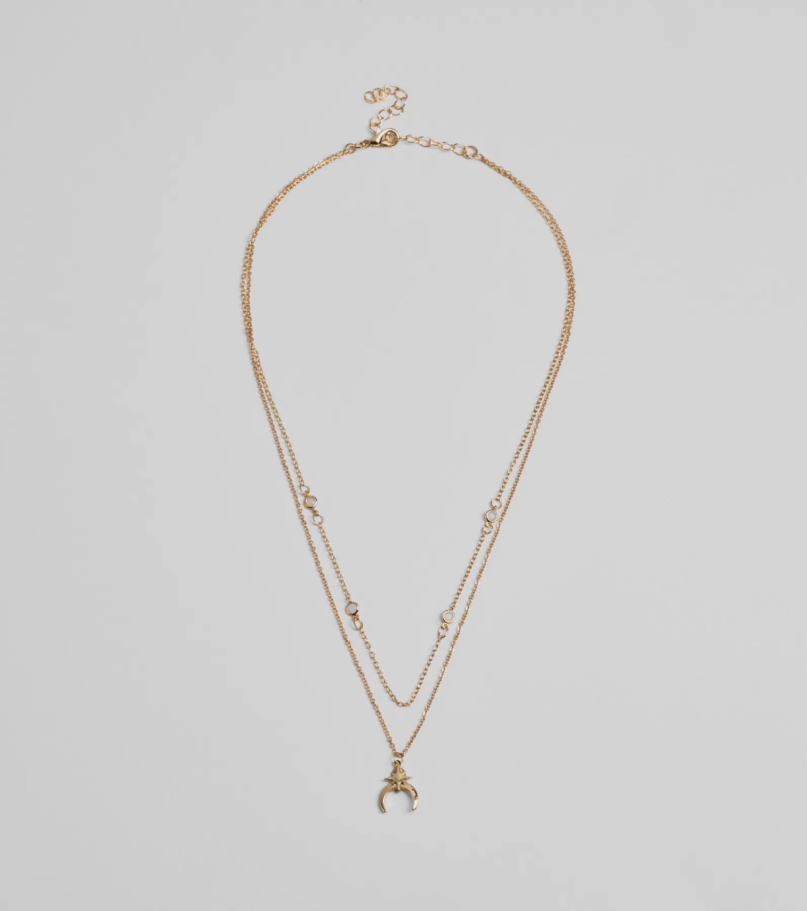 Premium Celestial Moon & Star Layered Necklace