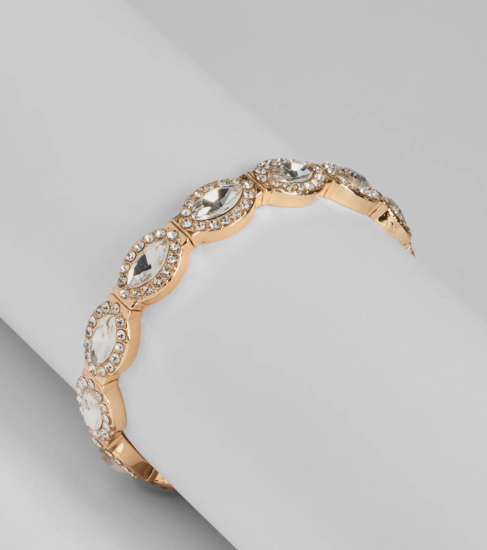 Premium Glittering Rhinestone Stretch Bracelet - Ultimate Elegance