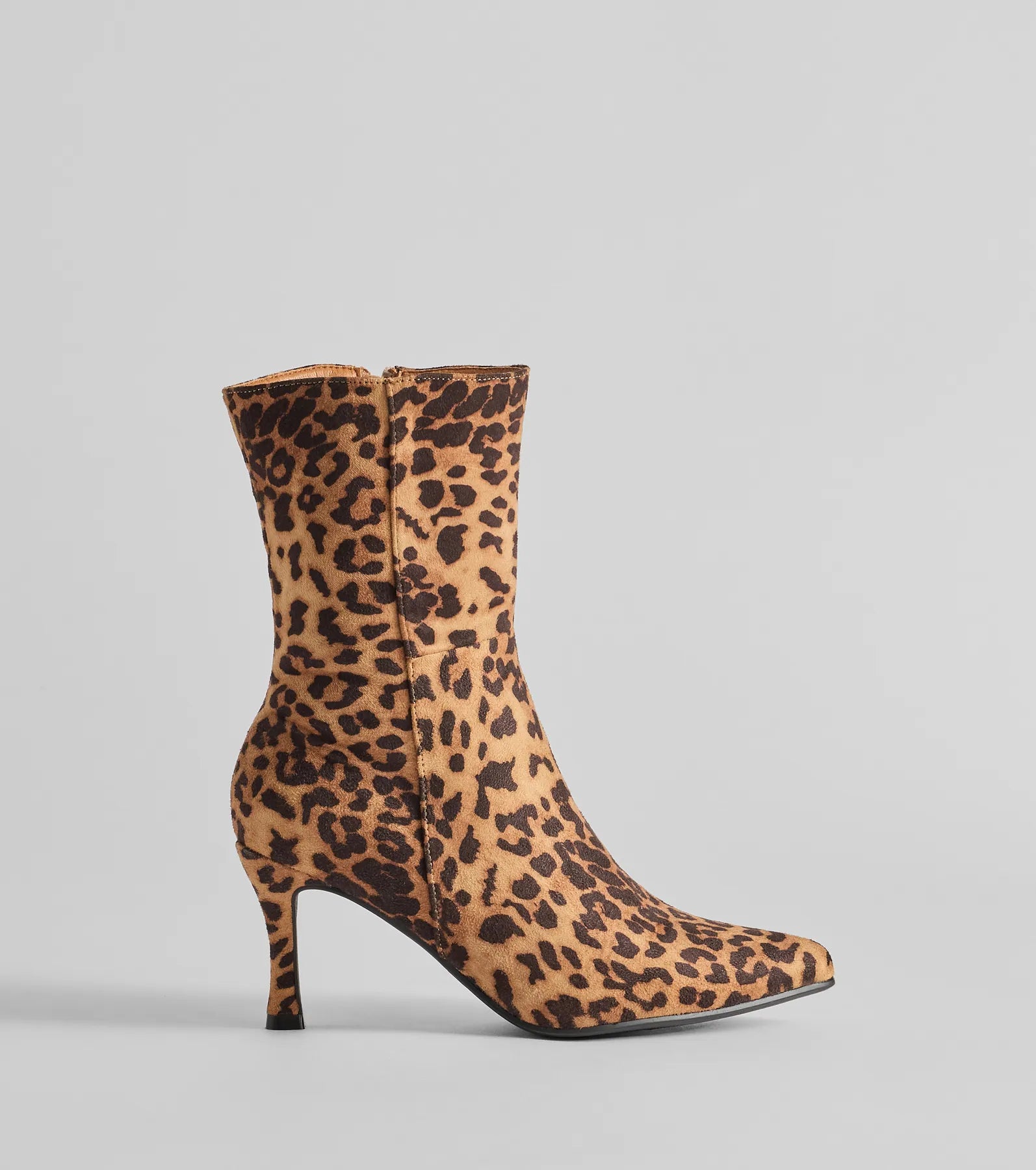 Ultimate Fierce Strut Leopard Print Stiletto Booties