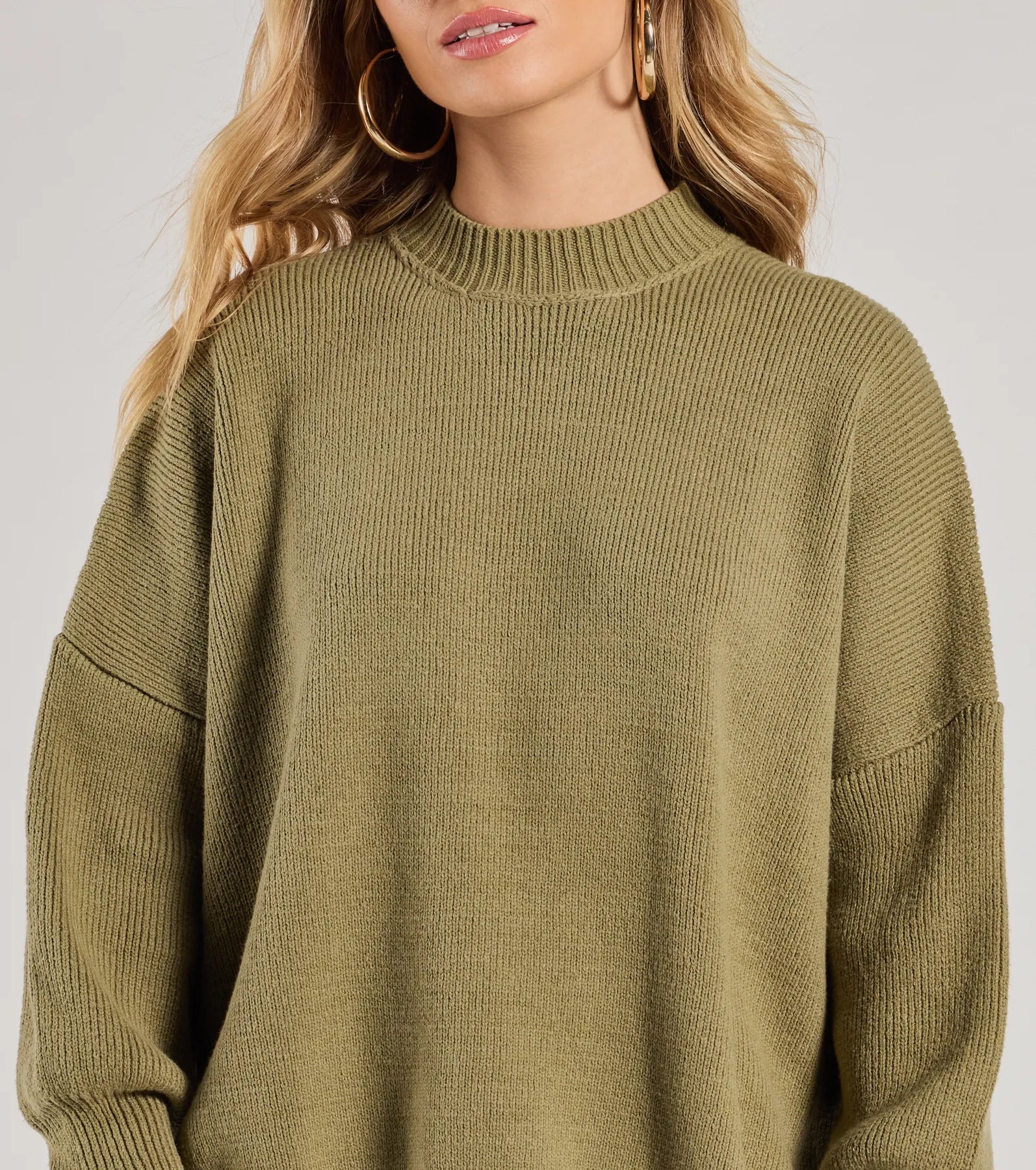 Ultimate Cozy Ribbed Knit Oversized Sweater - Premium Comfort