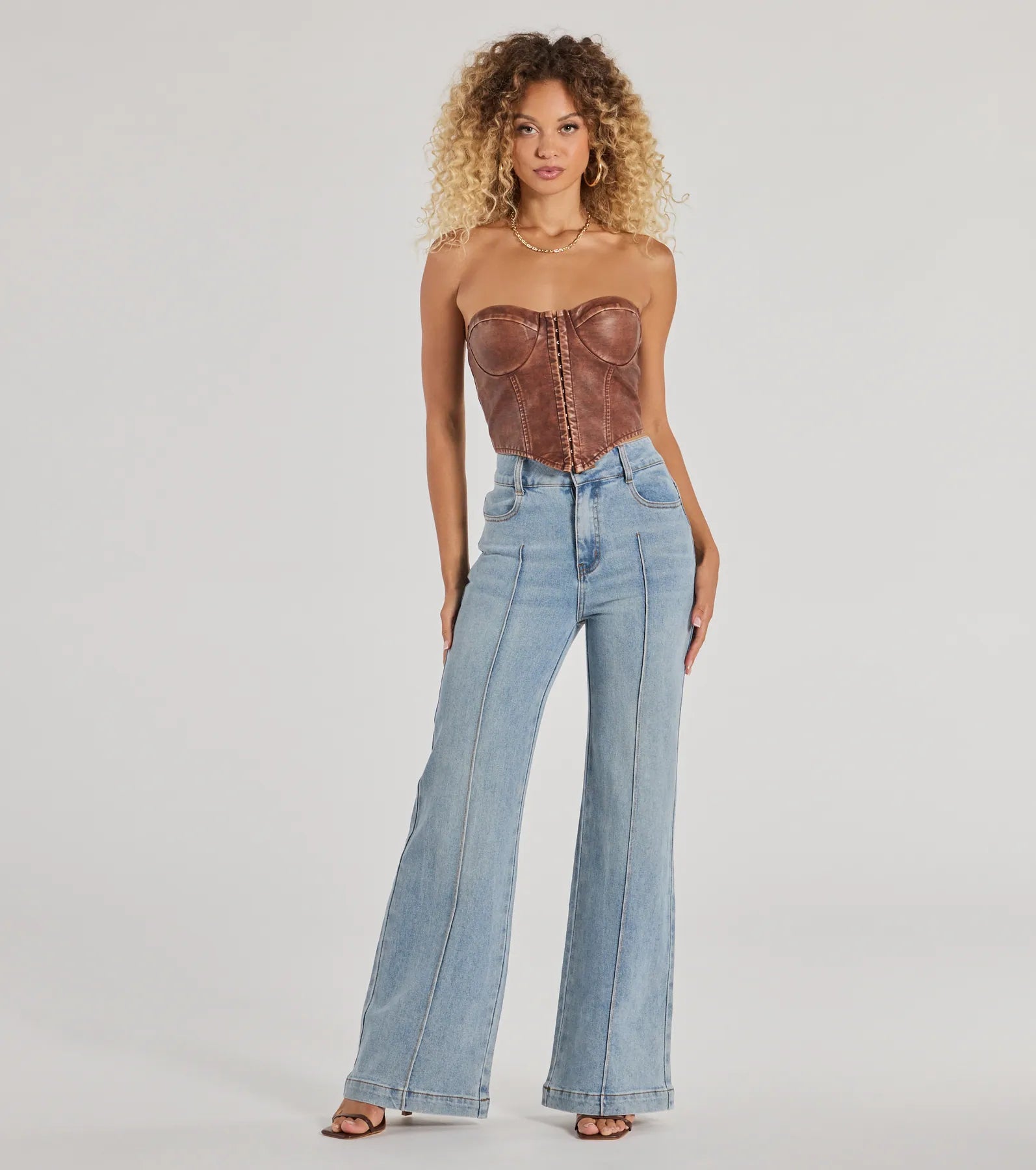 Ultimate High-Rise Wide-Leg Denim Jeans - Stylish Refresh