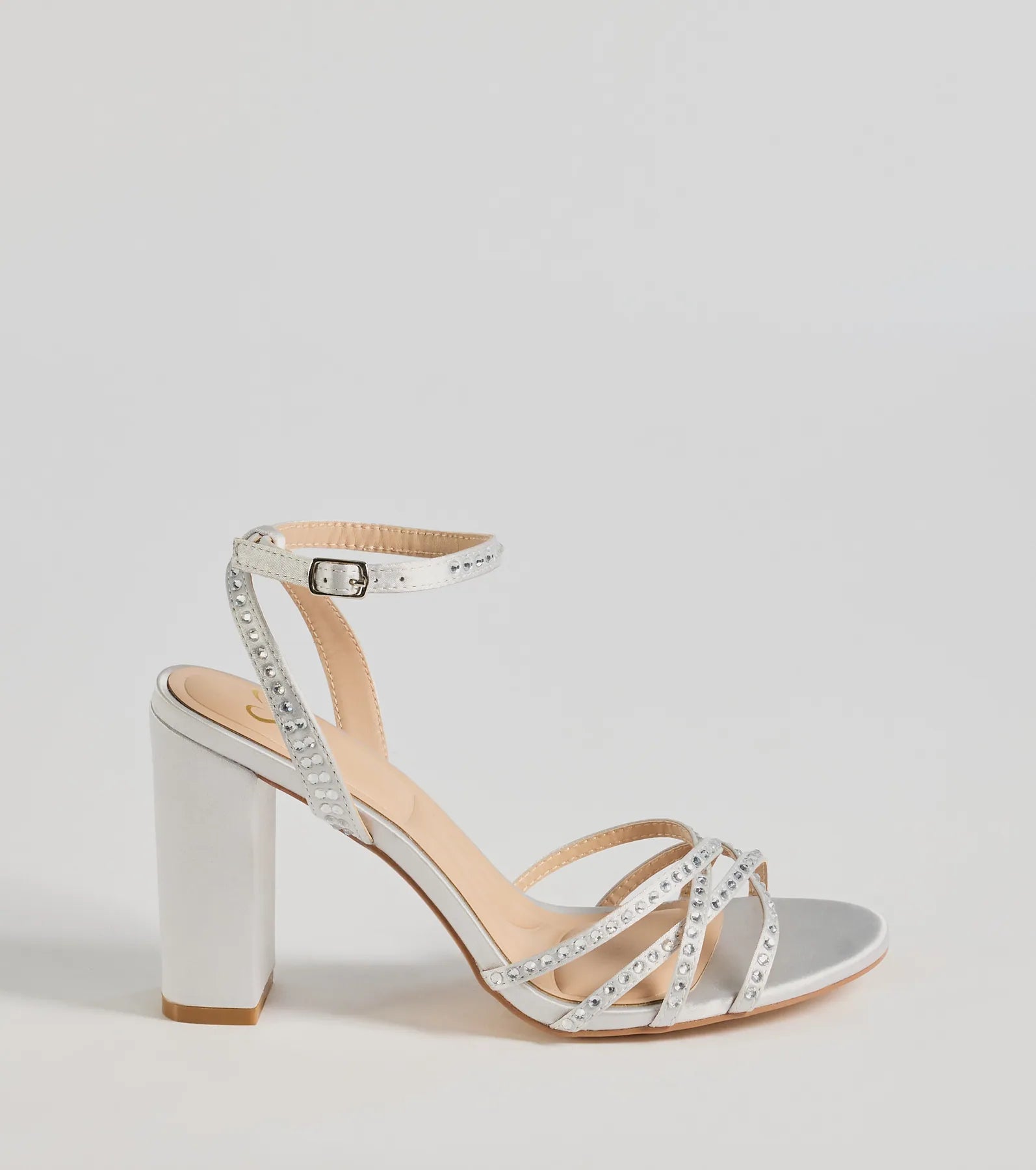 Ultimate Glamour: Rhinestone Strappy Block Heels for Every Occasion