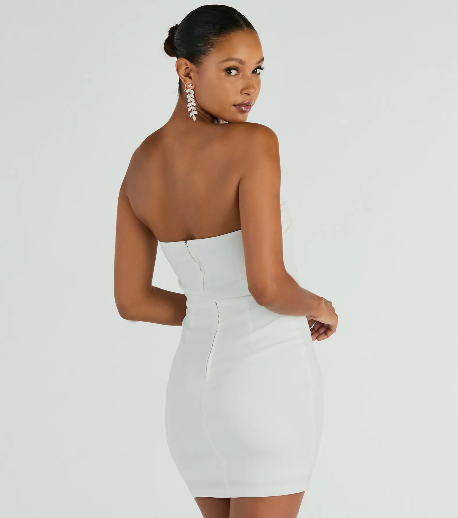 Ultimate Chic Strapless Corset Mini Dress - Perfect for Bridal Showers & Graduations