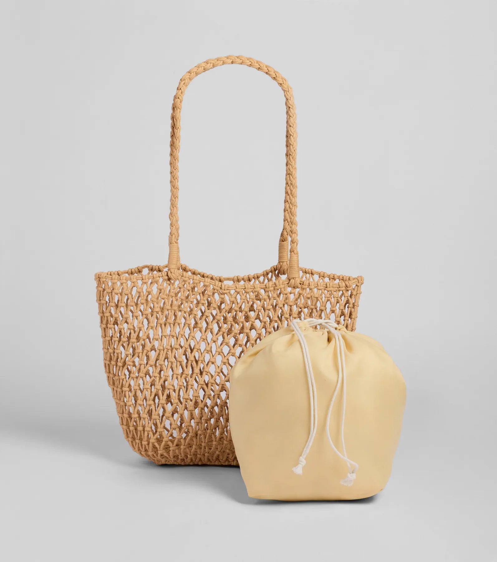 Premium Open Weave Tote Bag - Ultimate Casual Style