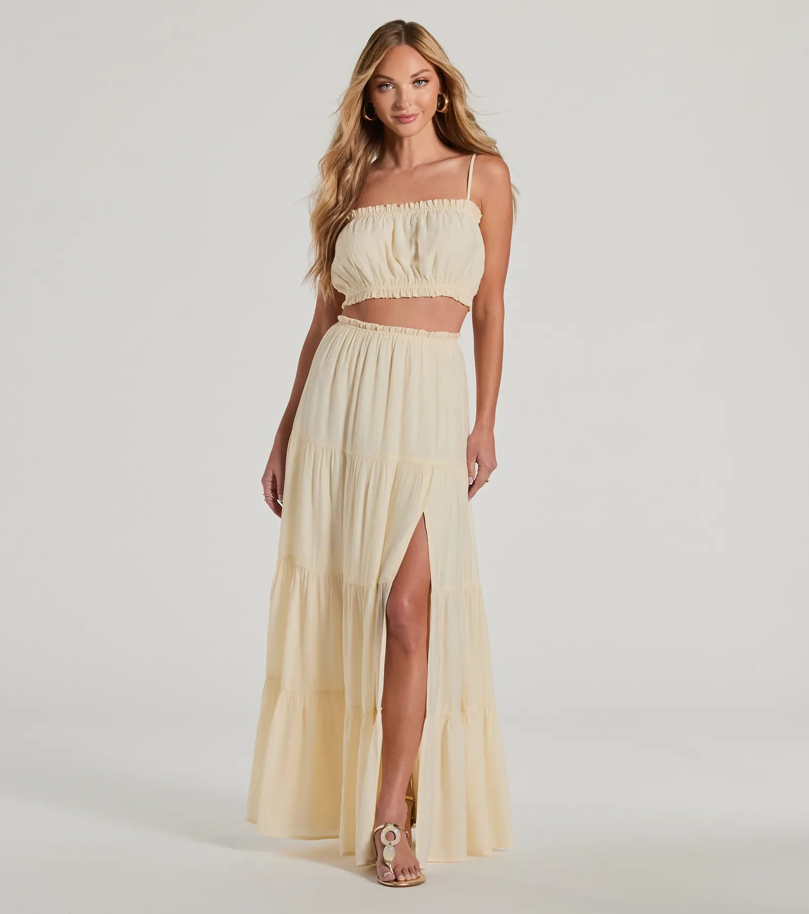 Ultimate Romance High-Rise Slit Maxi Skirt