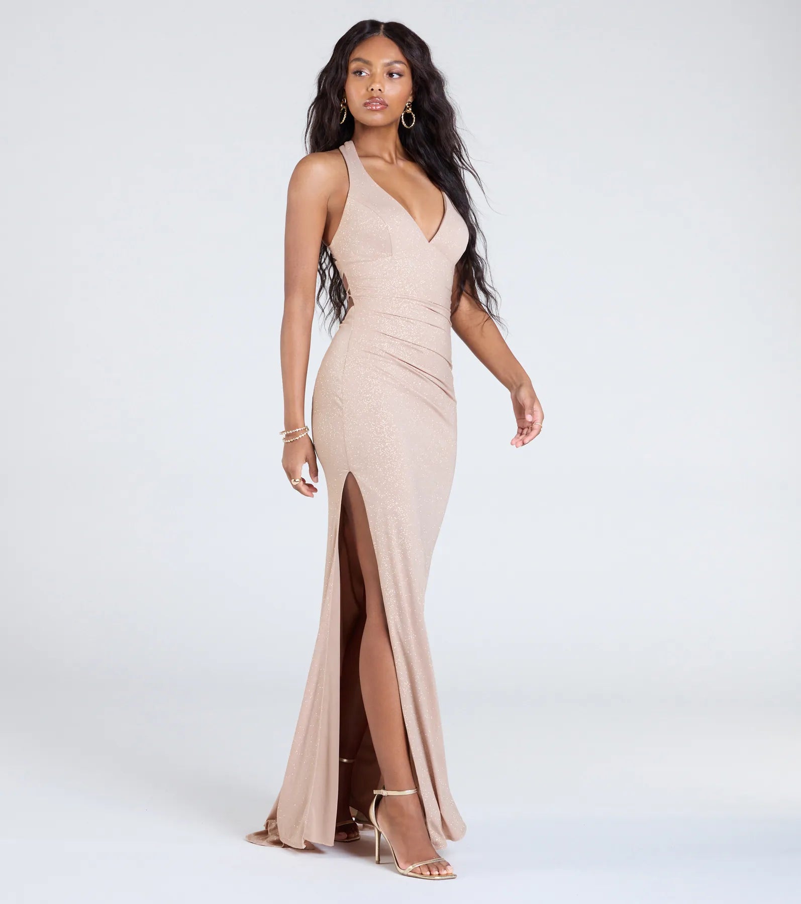 Ultimate Ayla Glitter Mermaid Dress - Premium Formal Wear